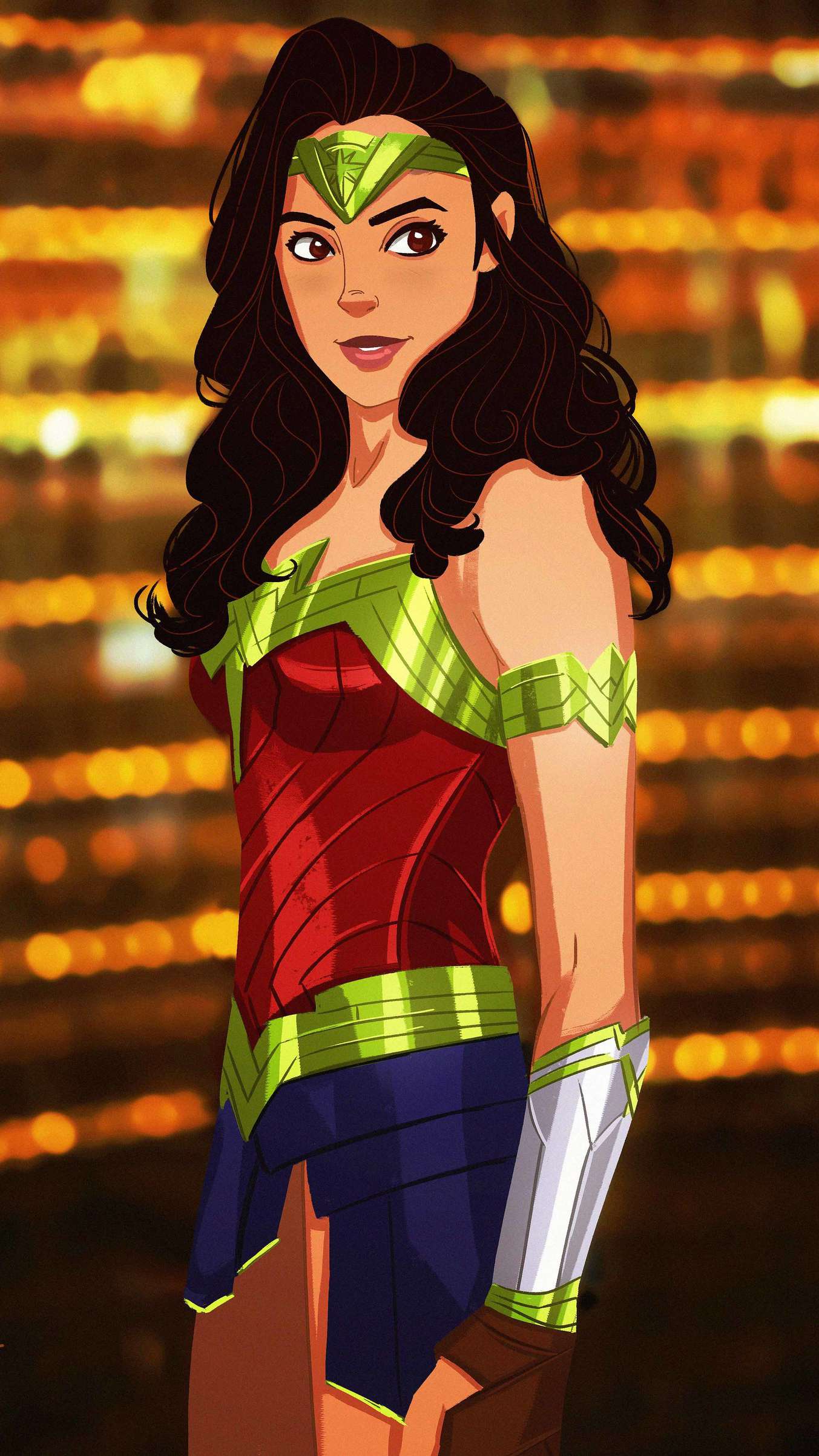 1353x2406 Wonder Woman Art Wallpaper Wallpaper : iPhone Wallpaper