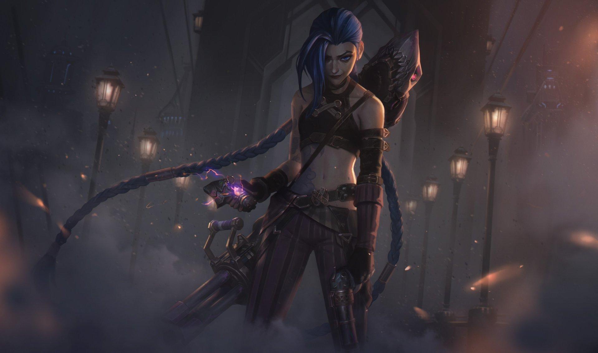 Jinx Arcane Wallpapers - Top Free Jinx Arcane Backgrounds - WallpaperAccess