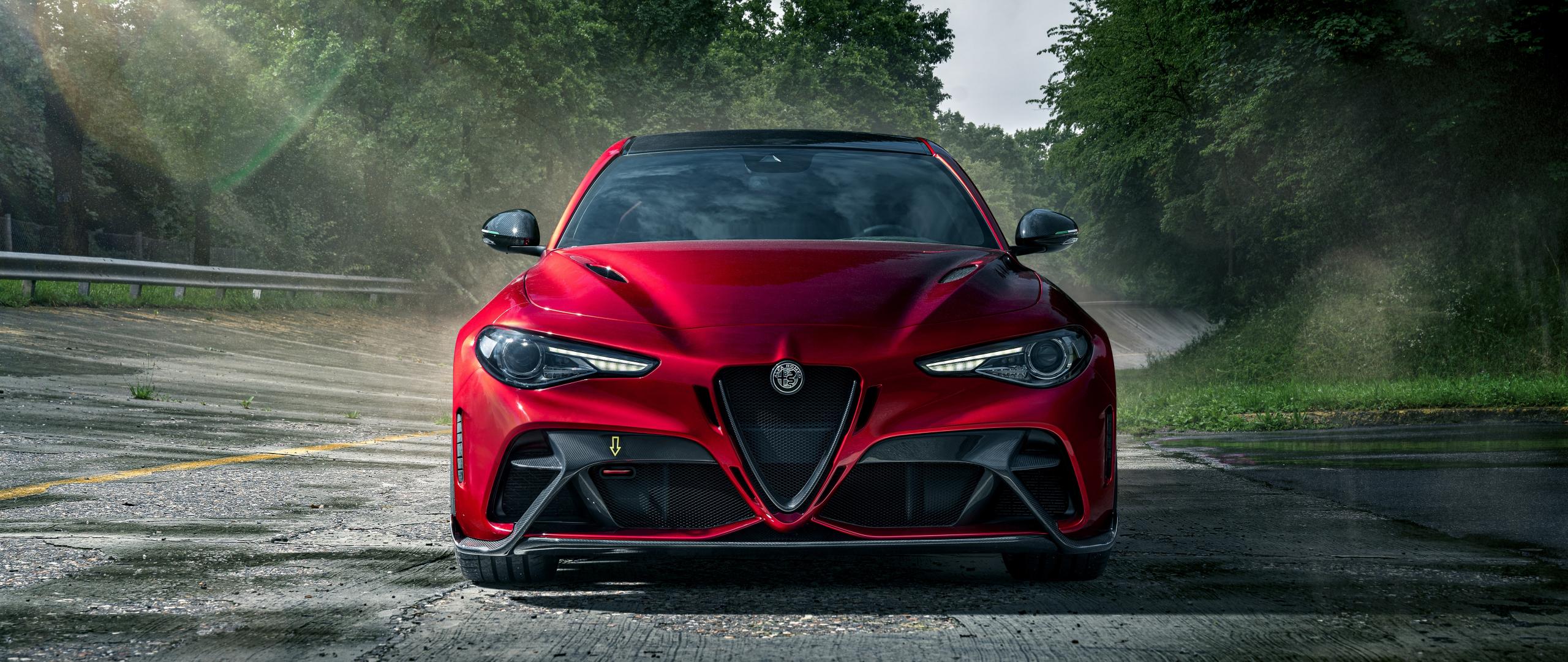 2560x1080 Download alfa romeo giulietta gta, red car 2560x1080 wallpaper, dual wide 2560x1080 HD image, background, 26830