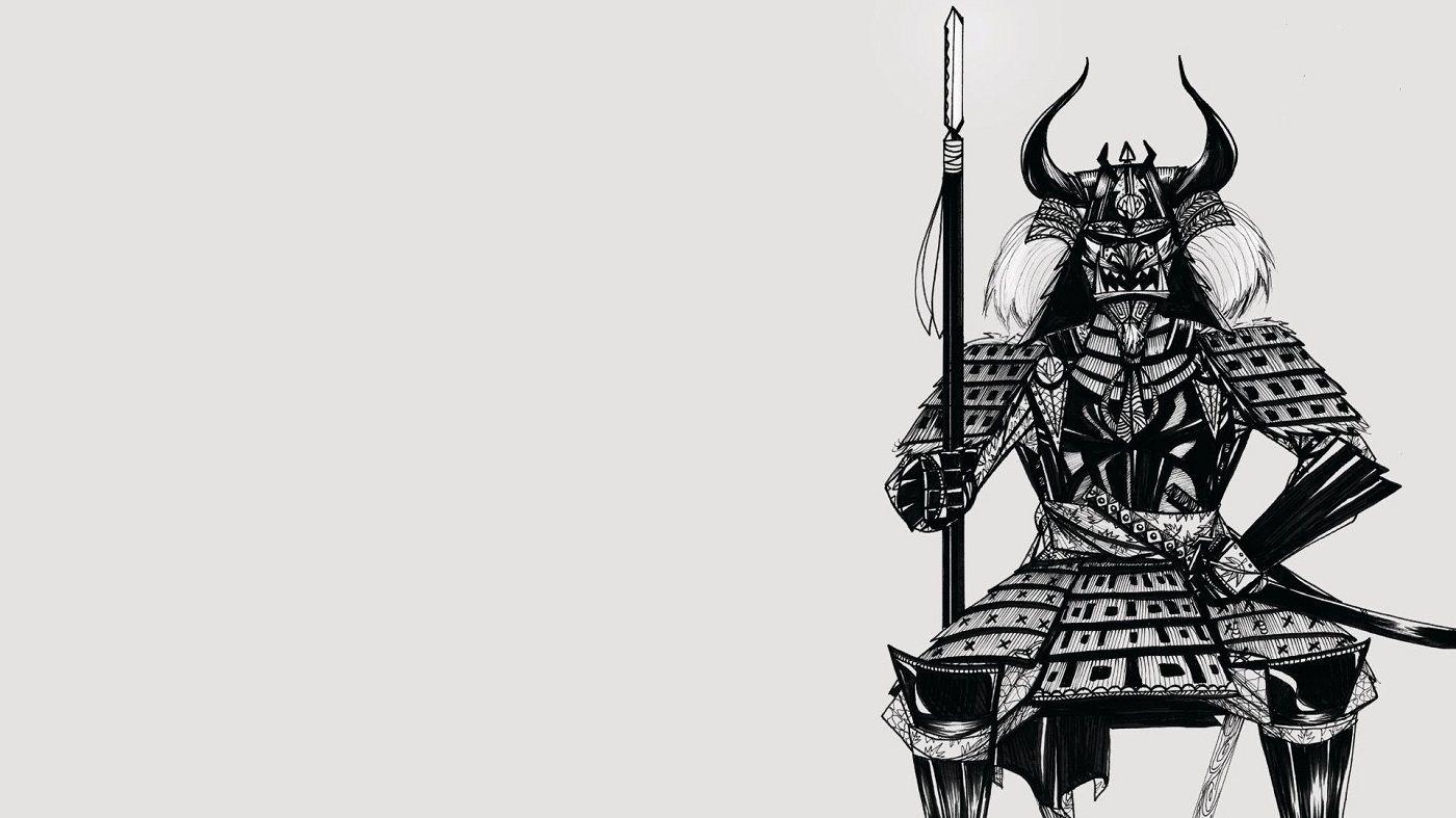 Black and white samurai HD wallpapers  Pxfuel