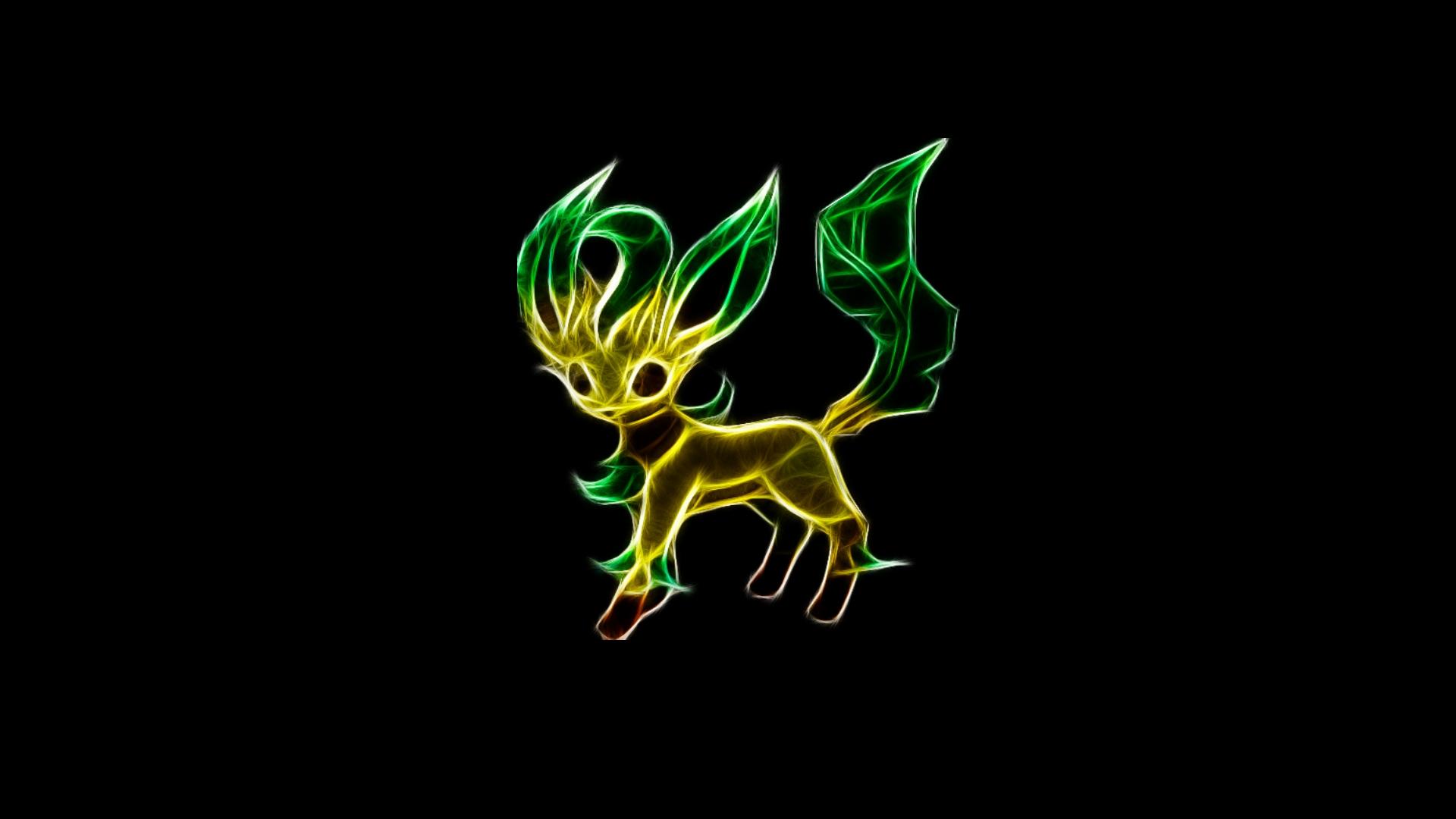 1920x1080 Leafeon Wallpaper