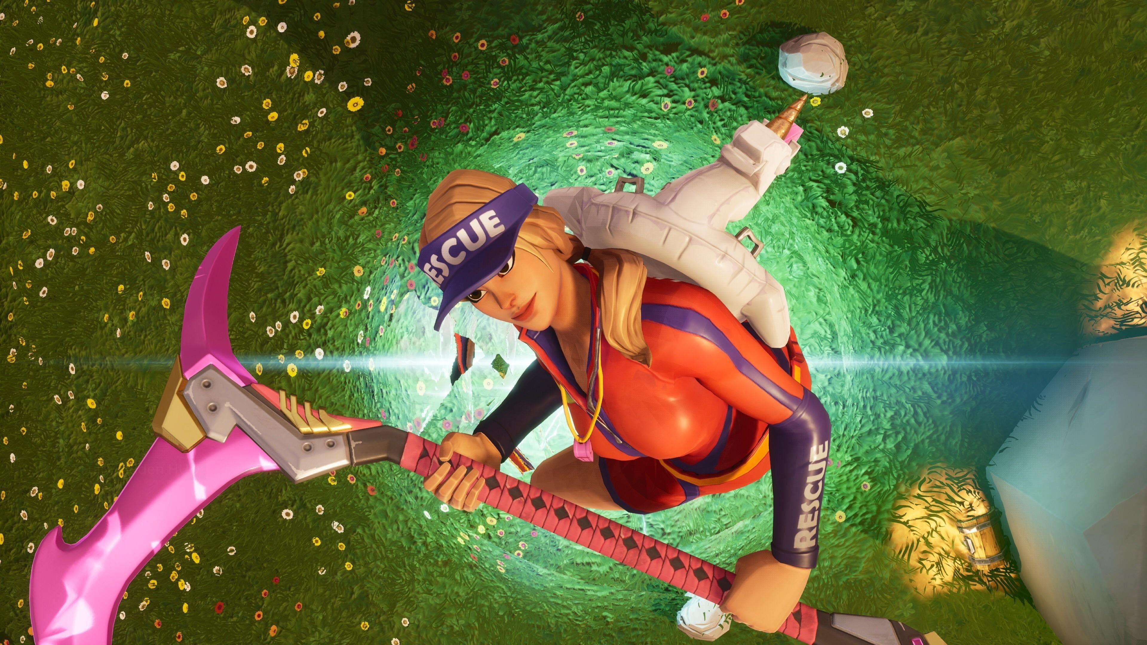 3840x2160 Wallpaper Fortnite, screenshot, 4K, Games