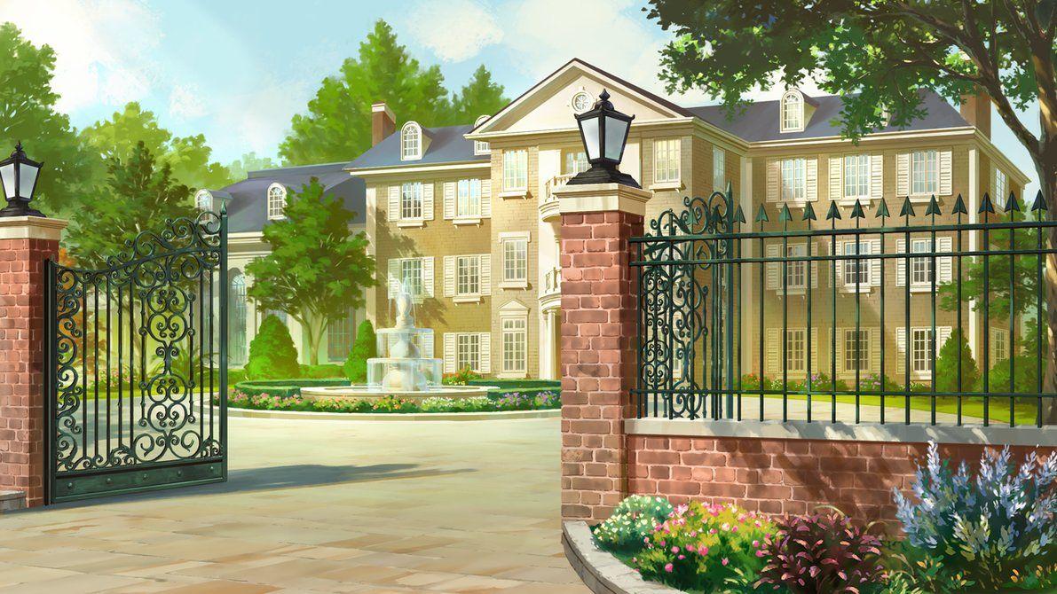 1191x670 Anime Mansion Wallpaper