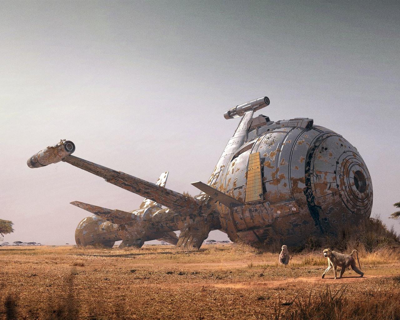 1280x1024 Wallpaper Captain Future, monkey, spacecraft, TV series 1920x1080 Full HD 2K Picture, Image