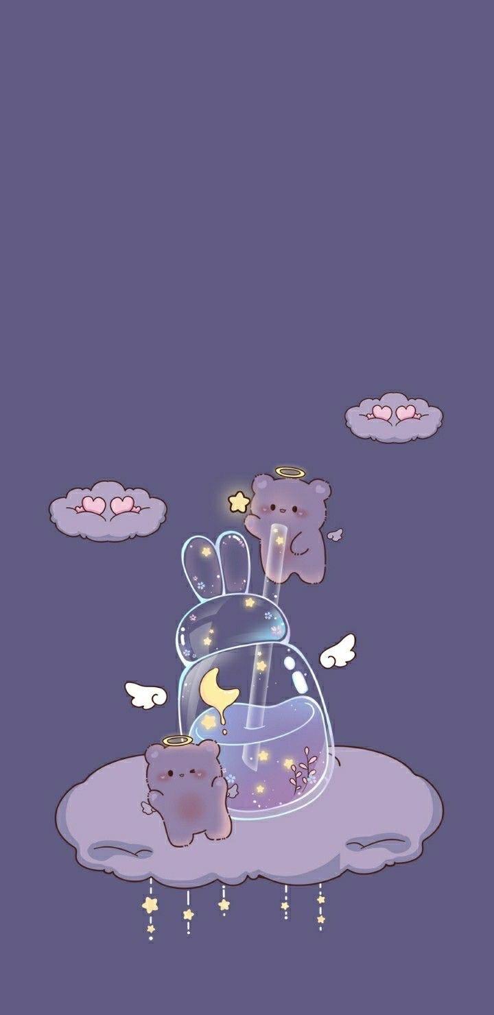 720x1480 kawaii wallpaper