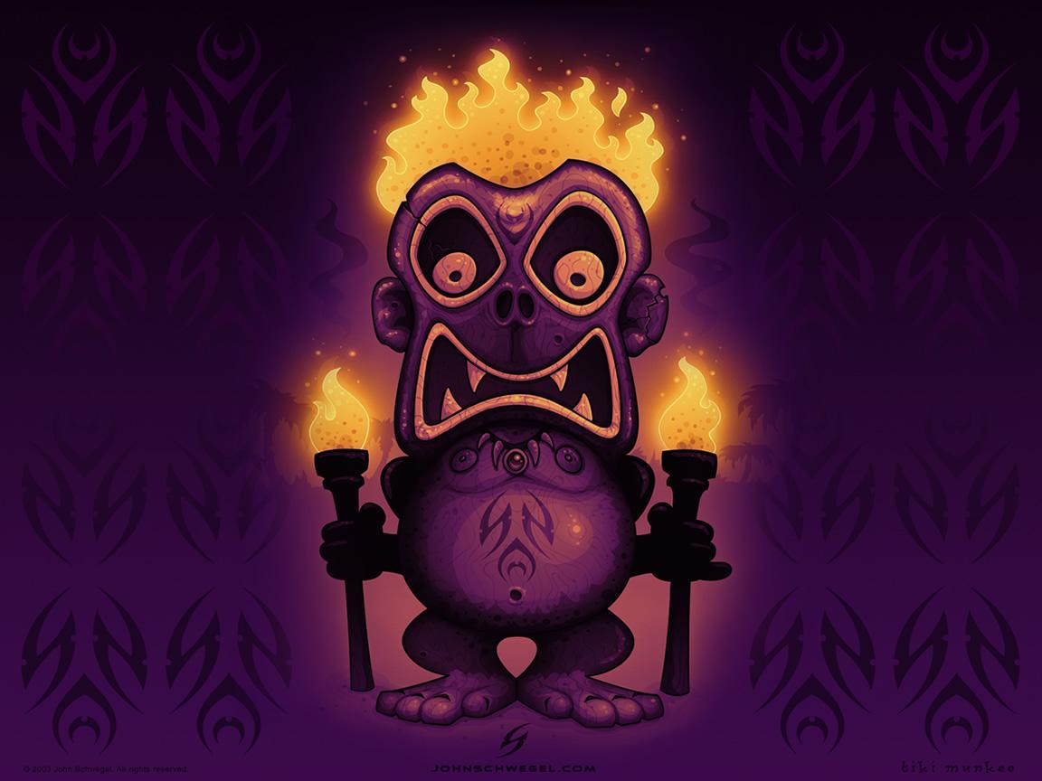 1152x864 Tiki Wallpaper