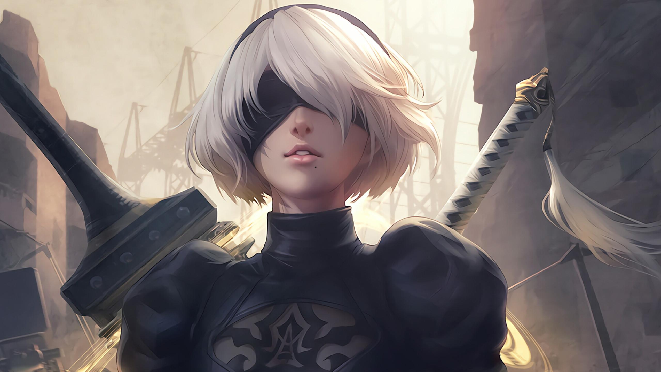 2560x1440 2b Nier Automata 1440P Resolution Wallpaper, HD Anime 4K Wallpaper, Image, Photo and Background