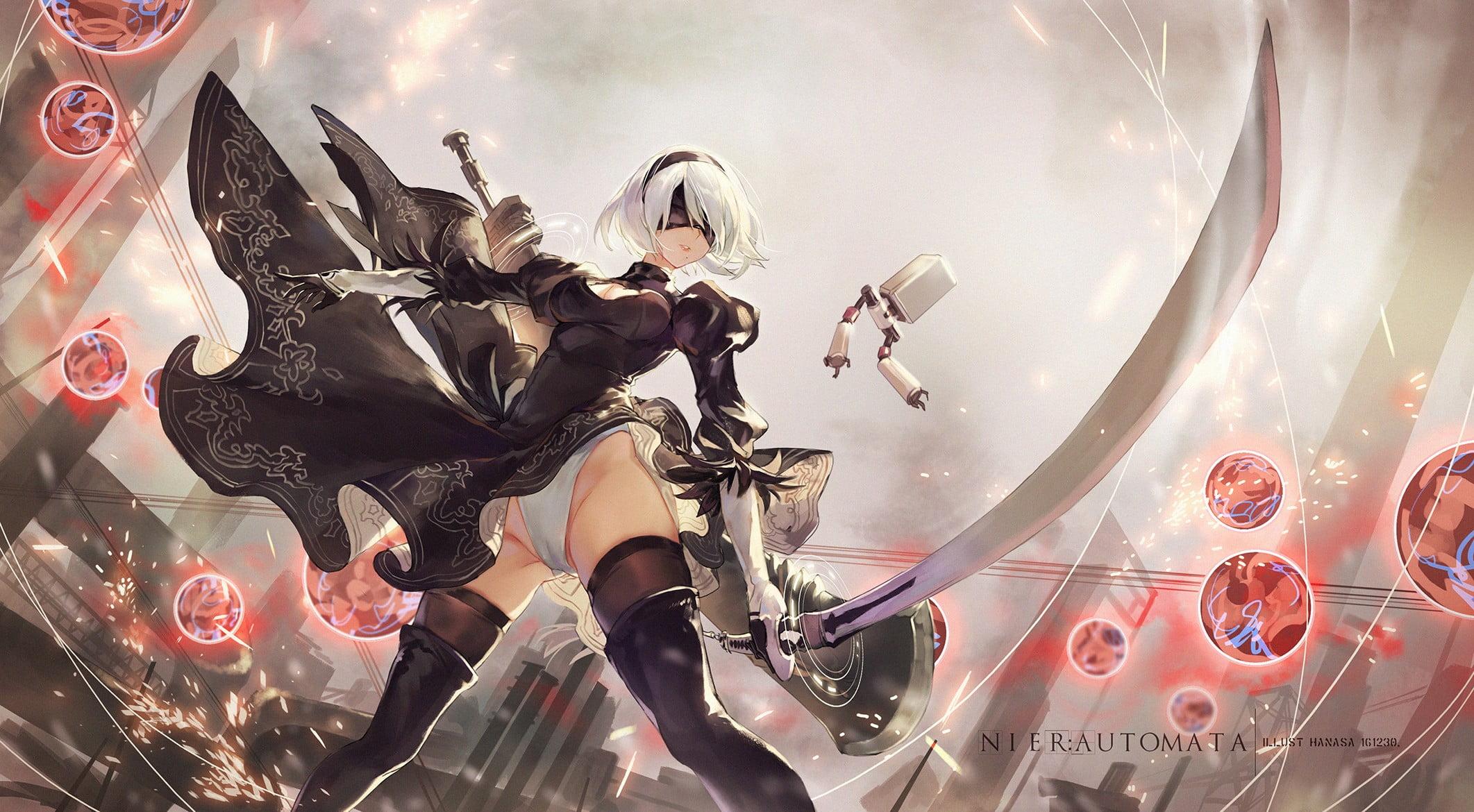 2123x1170 Nier Automata 2b Wallpaper 4k