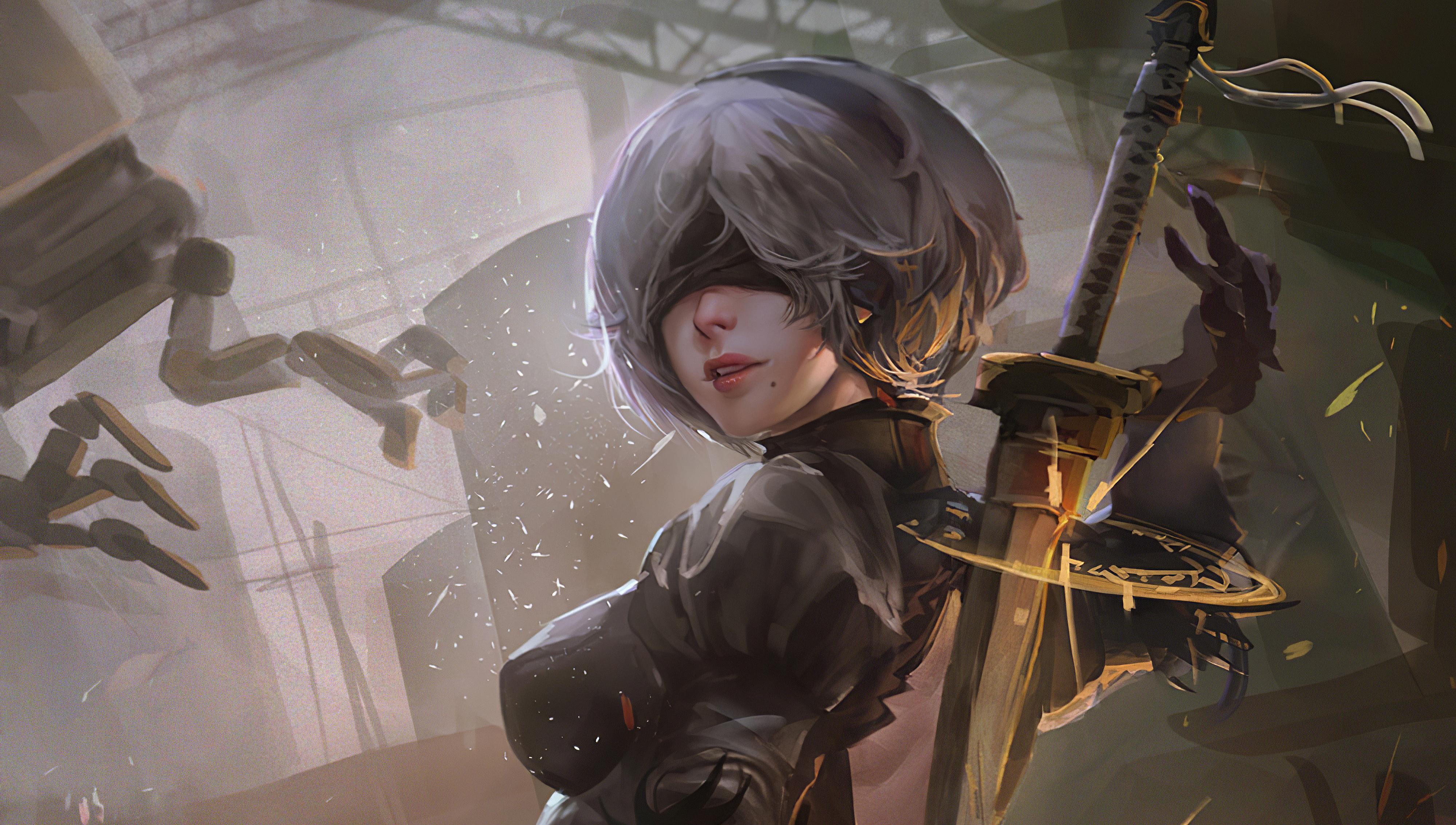 4000x2267 2b Nier Automata 4k HD Games, 4k Wallpaper, Image, Background, Photo and Picture