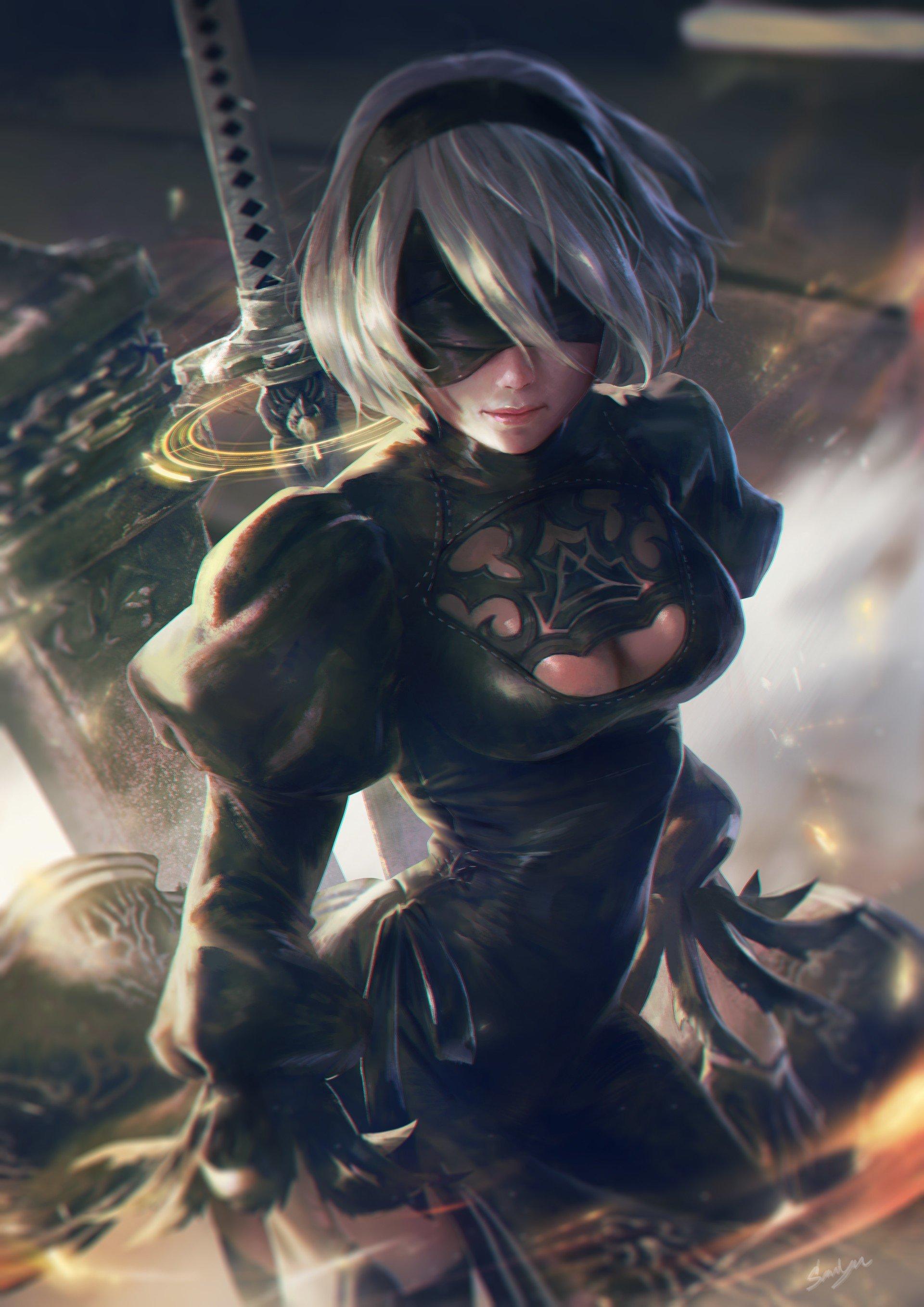 1920x2716 Nier Automata 2b Wallpaper Phone