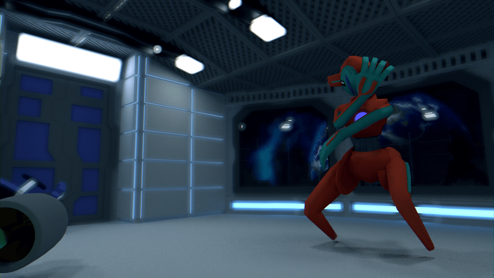 1600x900 Deoxys Move [HD WALLPAPER] [3D MODEL]