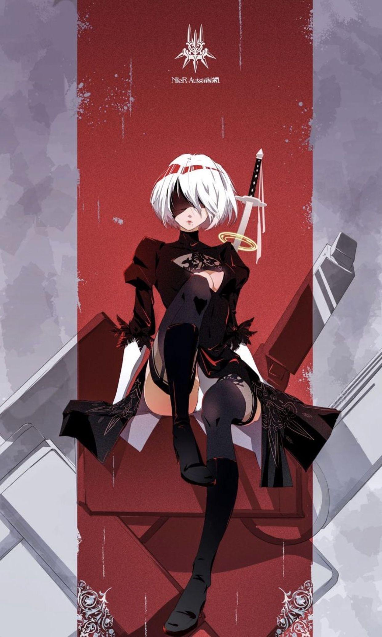 1241x2069 2B(YoRHa), Nier Automata, Nierb nier, Yorha 2b, Nier automata