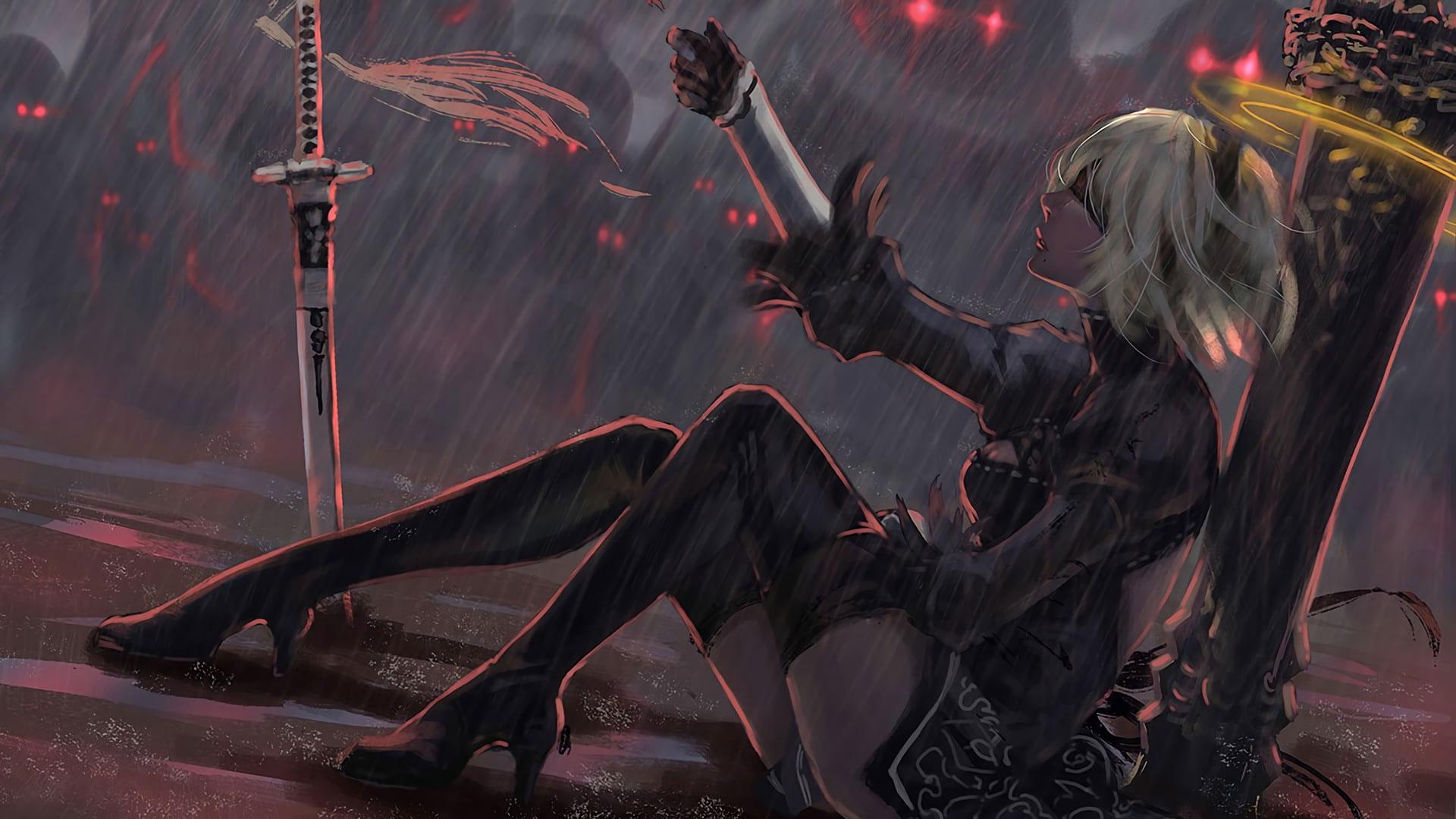 1920x1080 Wallpaper Nier, Nier Automata 2b Digital Wallpaper, Nier Automata • Wallpaper For You HD Wallpaper For Desktop & Mobile