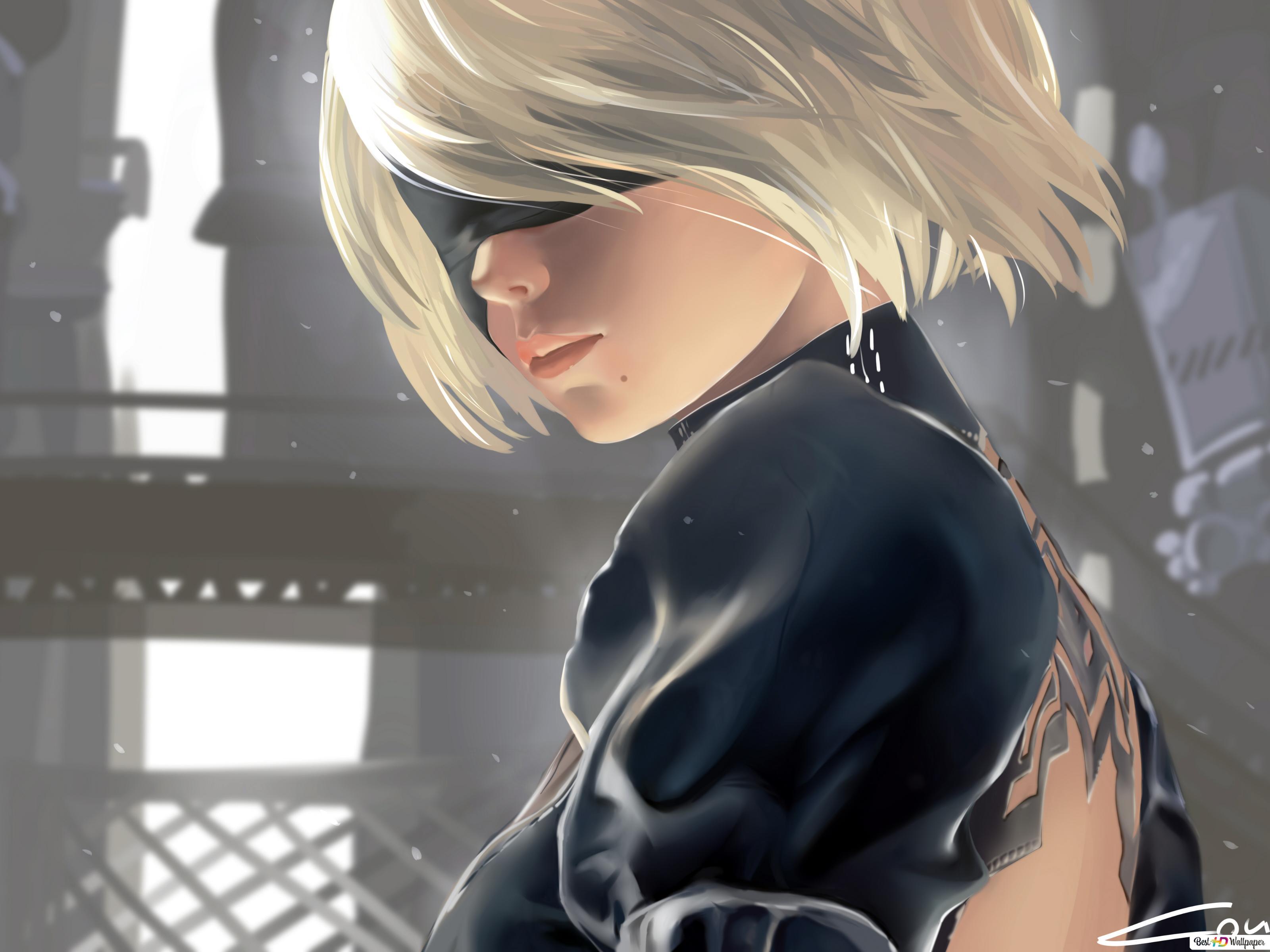 3200x2400 NieR Automata (video game) : Yorha 2B HD wallpaper download