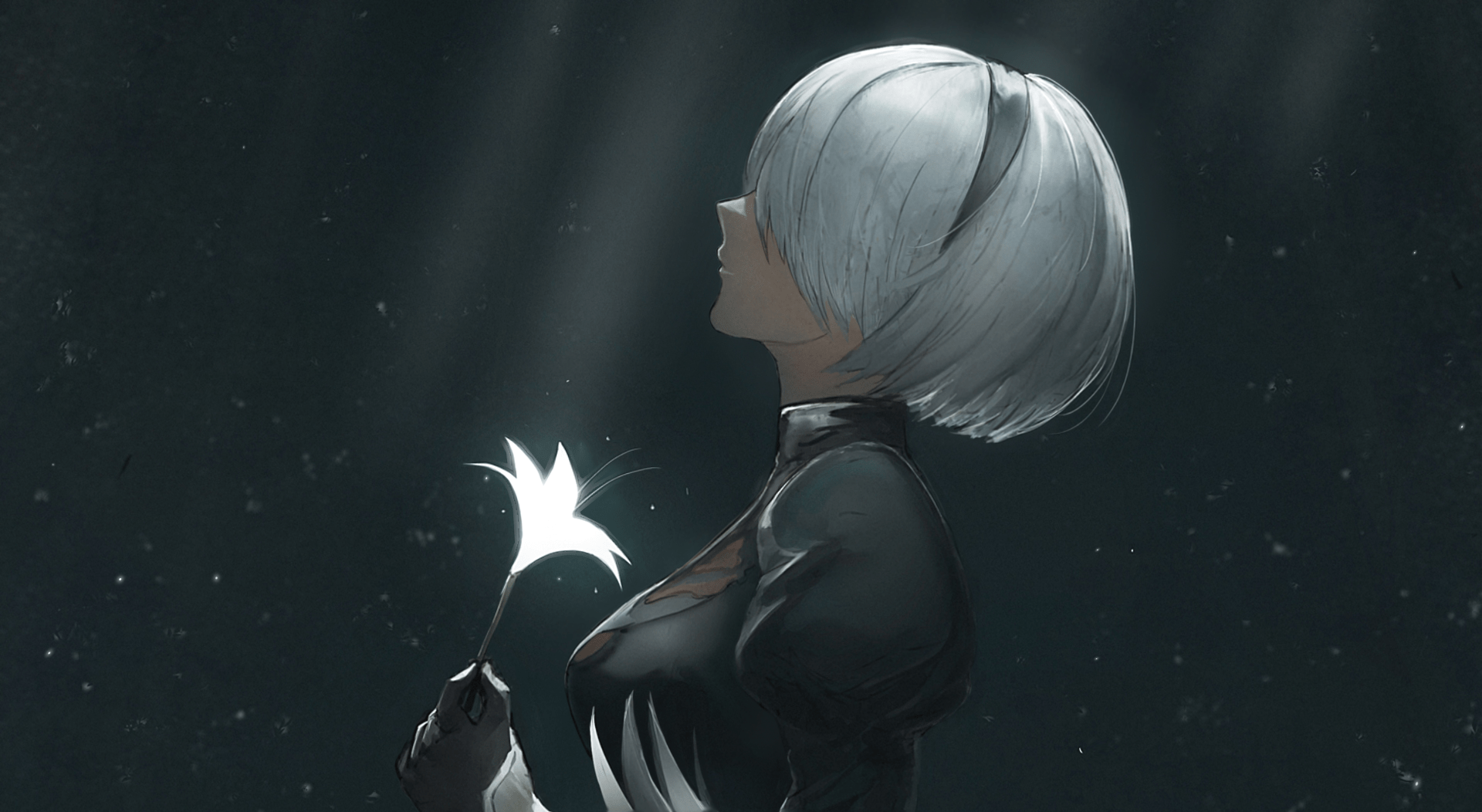 1920x1052 Nier Automata 2B live wallpaper [DOWNLOAD FREE]