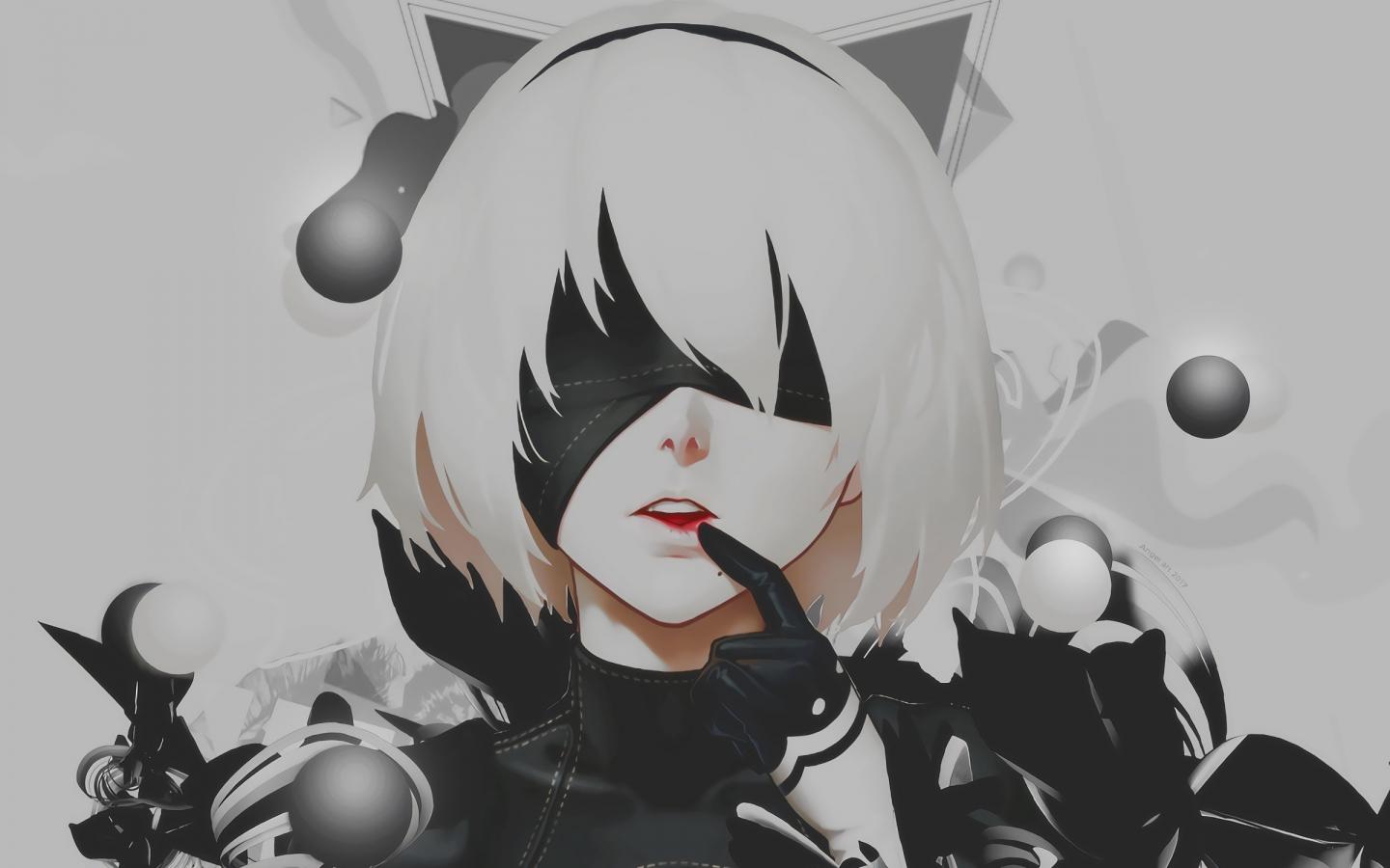 1440x900 Desktop Wallpaper Yo R Ha No.2 Type B, Nier: Automata, Video Game, Warrior, Art, HD Image, Picture, Background, 0cf4e5