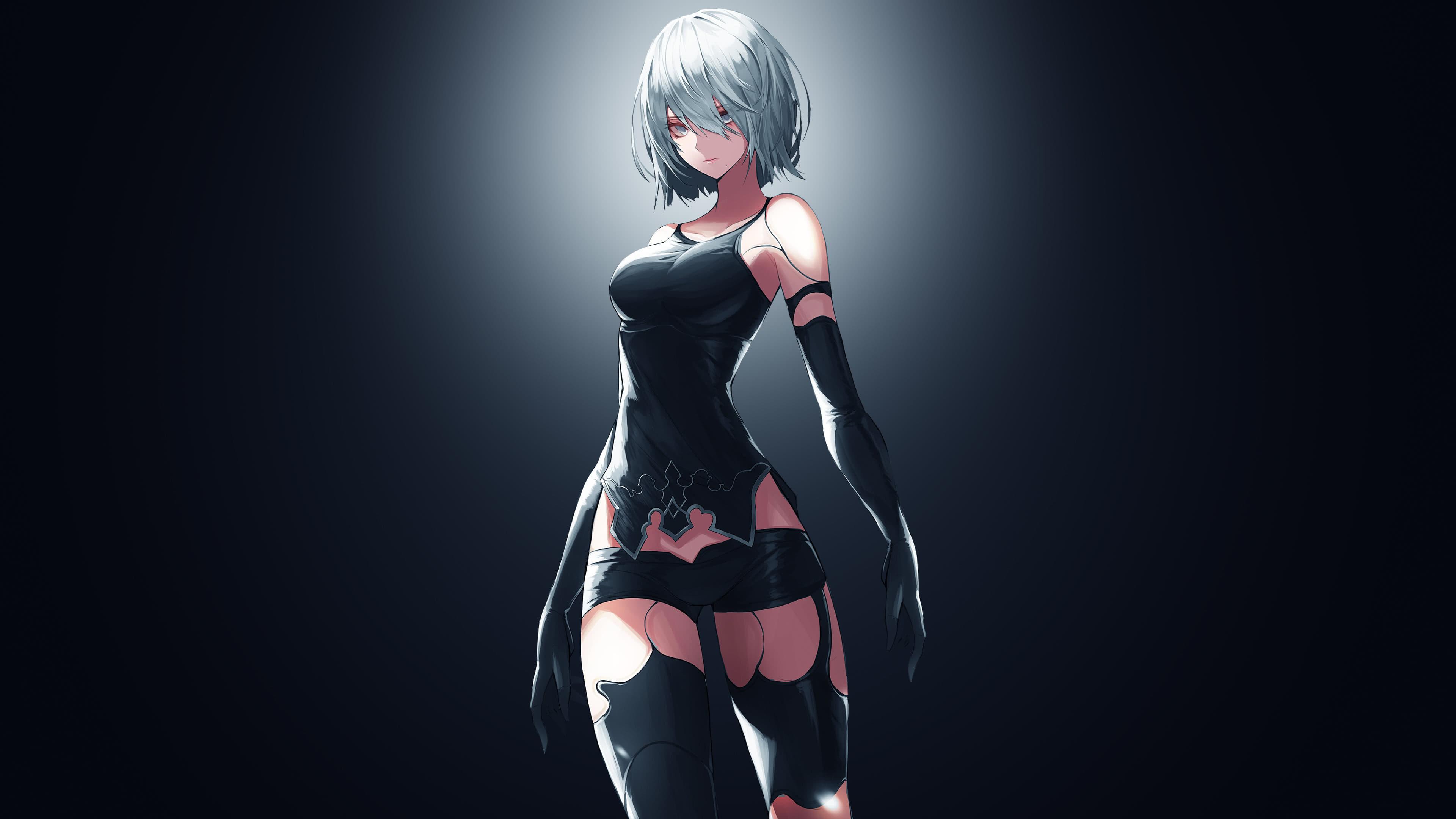 3840x2160 Nier Automata Yorha Type A No2 UHD 4K Wallpaper