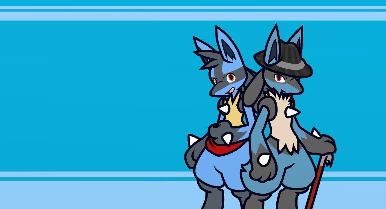 1334x722 Lucario wallpaper
