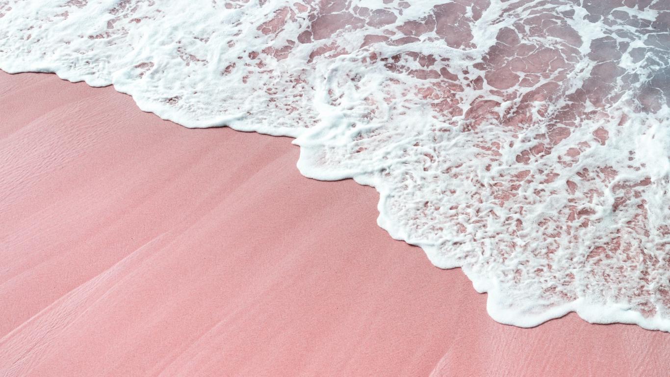 1366x768 Download 1366x768 wallpaper exotic, waves, beach and sand, tablet, laptop, 1366x768 HD image, background, 17549