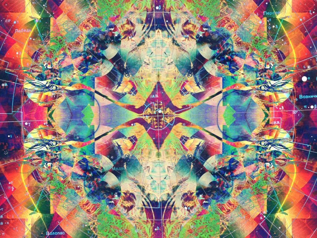 1024x768 1024x768px Trippy Good Vibes Wallpaper