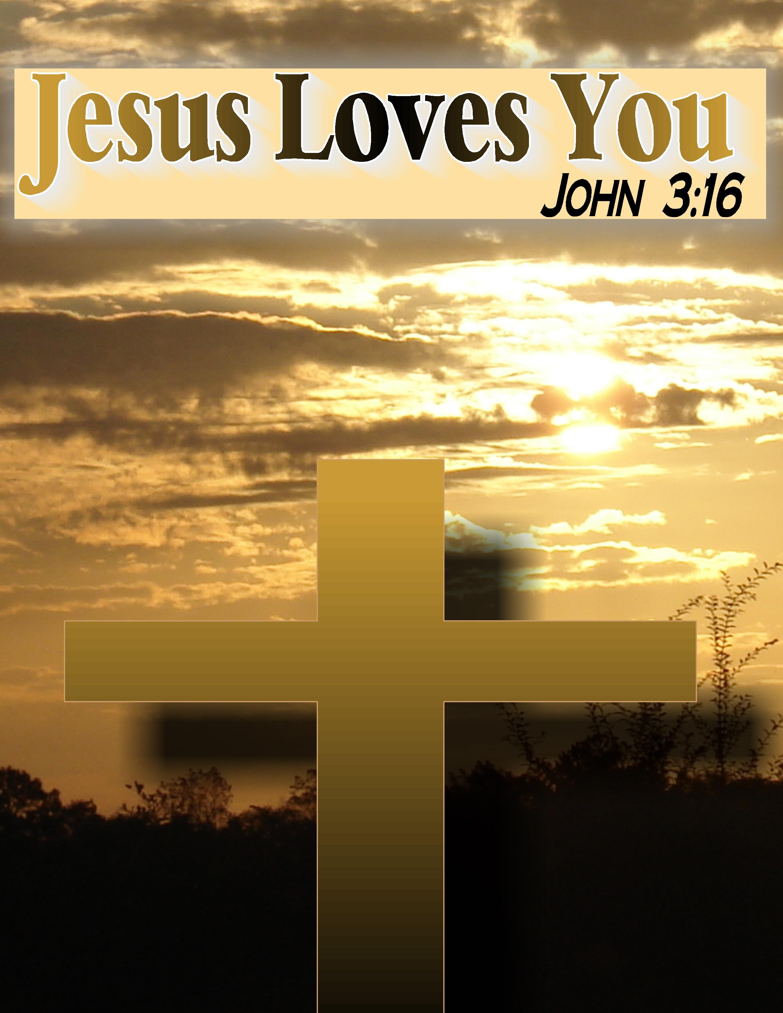 2549x3299 Jesus Loves You Wallpaper
