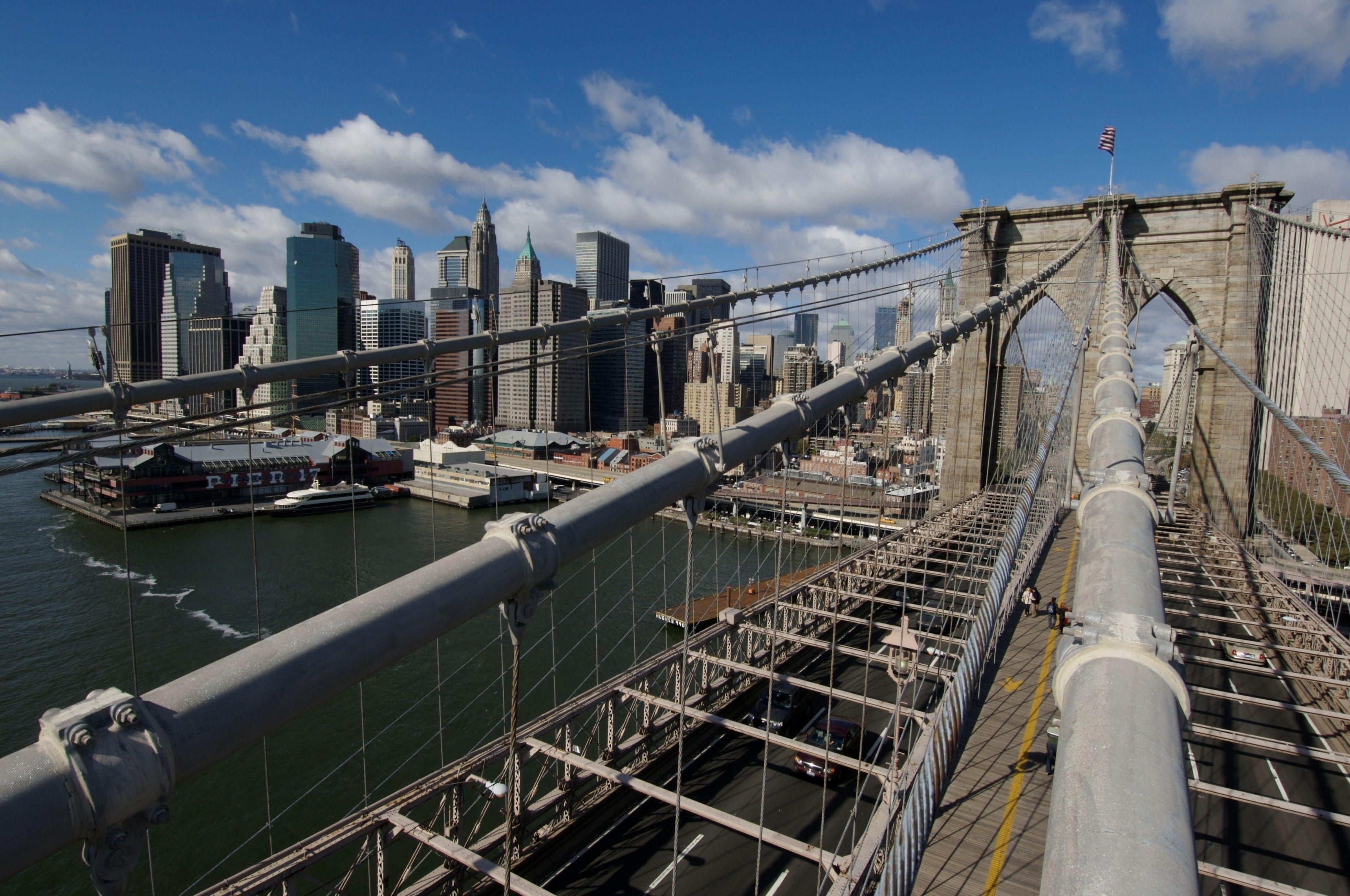 3437x2282 Download wallpaper 3437x2282 new york city, brooklyn bridge