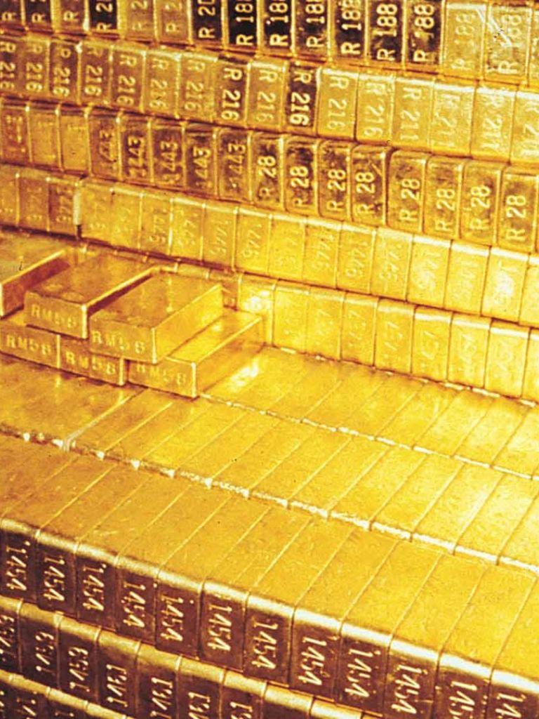 768x1024 Gold Bar Wallpaper
