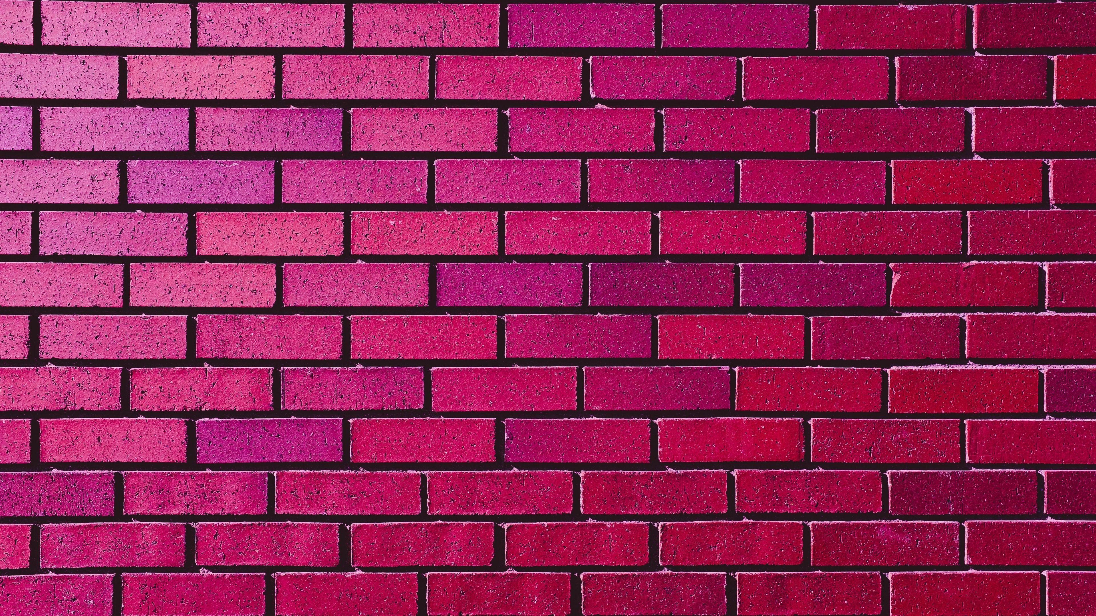 3840x2160 Neon Brick 4k Wallpaper