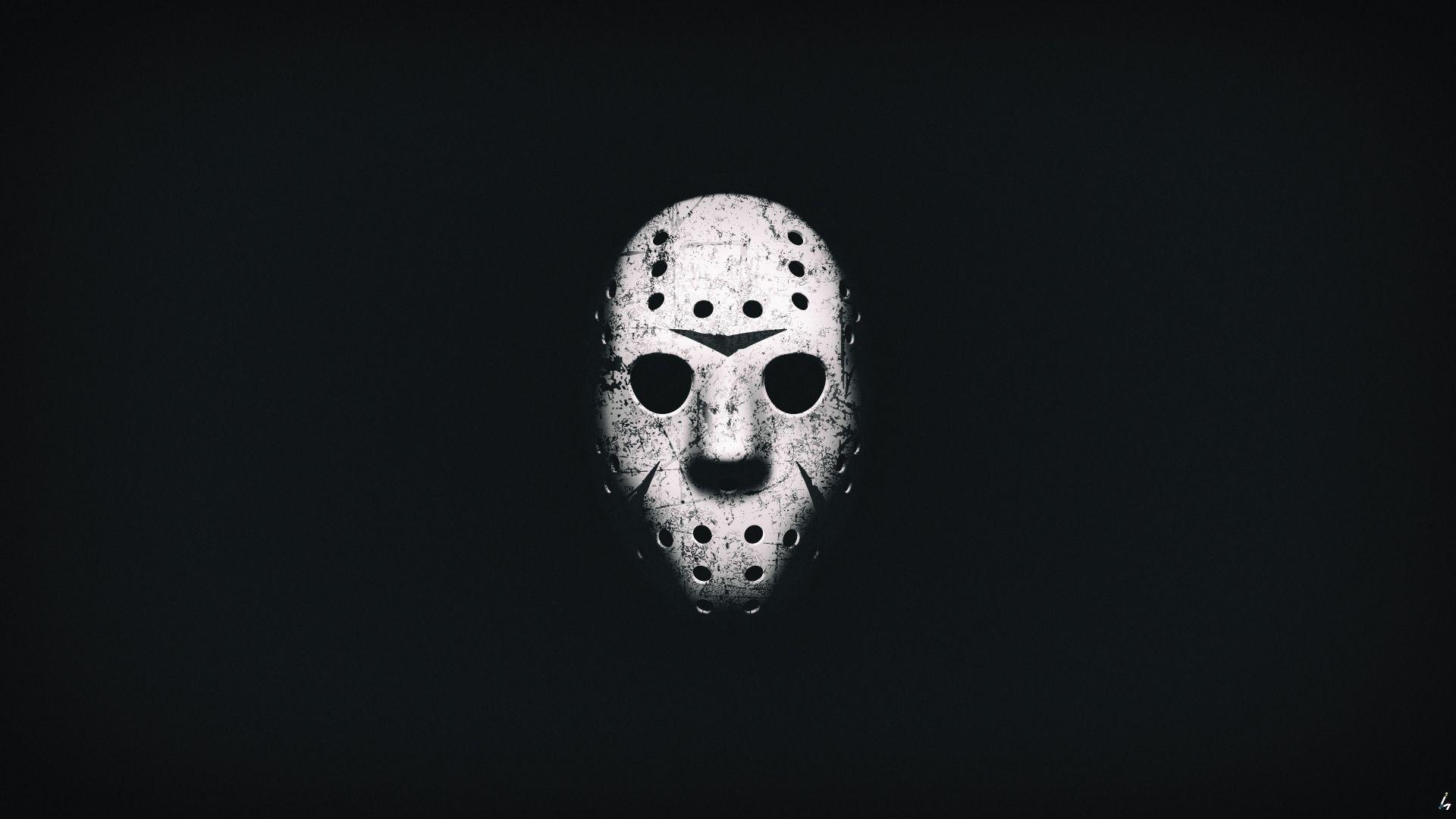1920x1080 Desktop wallpaper mask, minimal, friday the 13th, movie, HD image, picture, background, 84de75