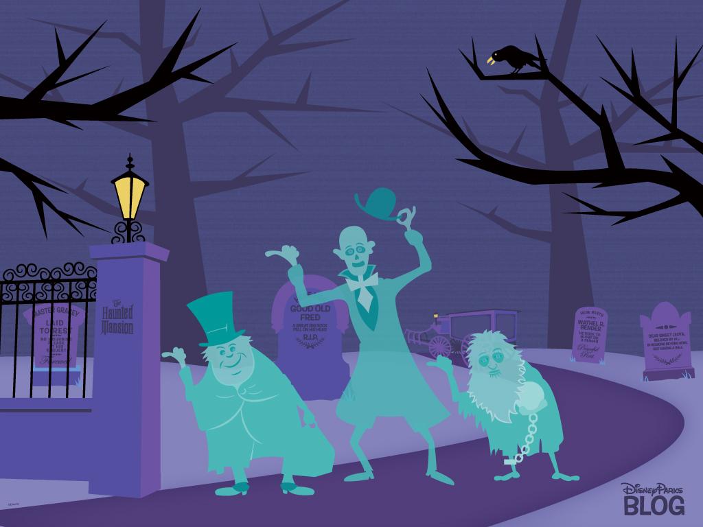 1024x768 Disney Haunted Mansion Desktop Wallpaper
