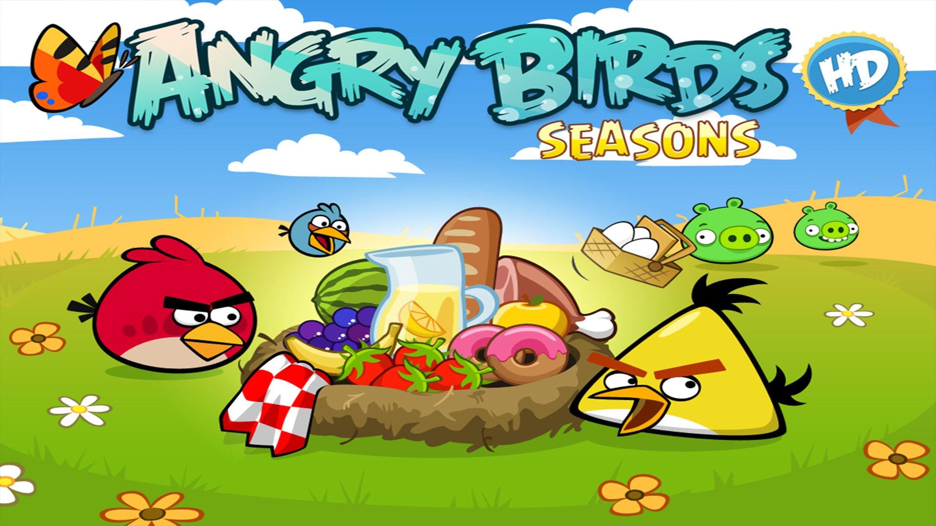 1920x1080 Angry Birds Seasons HD Wallpaper