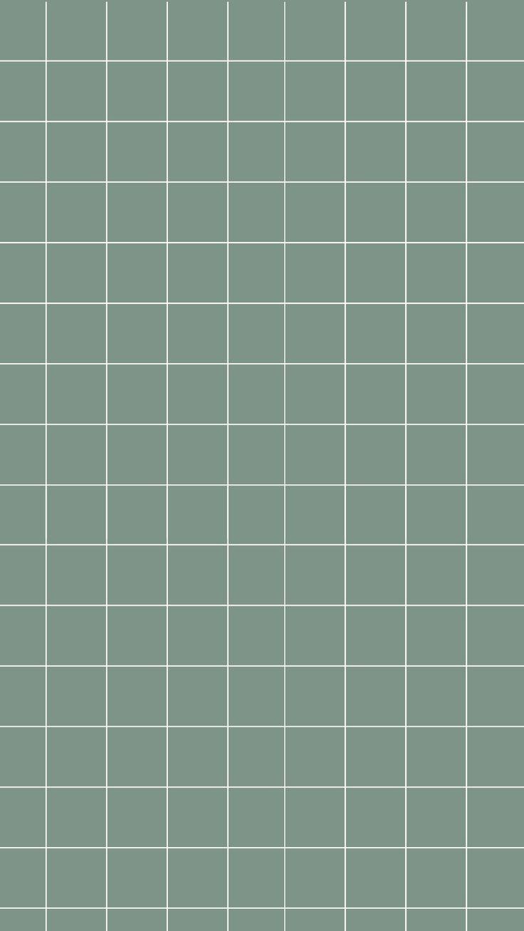 736x1308 Slate Green Grid Wallpaper. Grid wallpaper, Cute simple wallpaper, Simple wallpaper