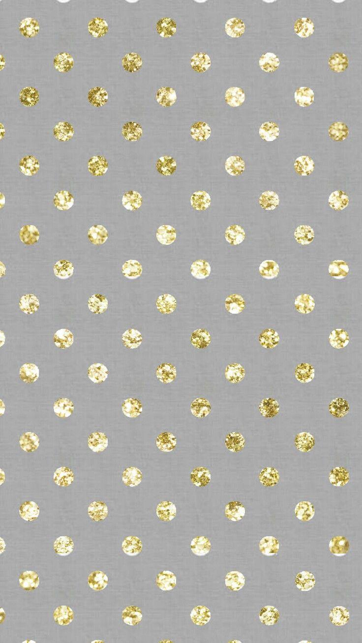 736x1308 Golden polka dots. Polka dot background, Gold glitter background, Videos design