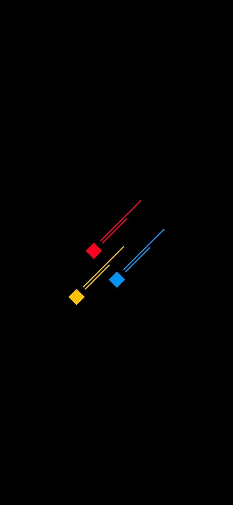 768x1664 RGB Dot Darkness Amoled Mobile Wallpaper for iPhone