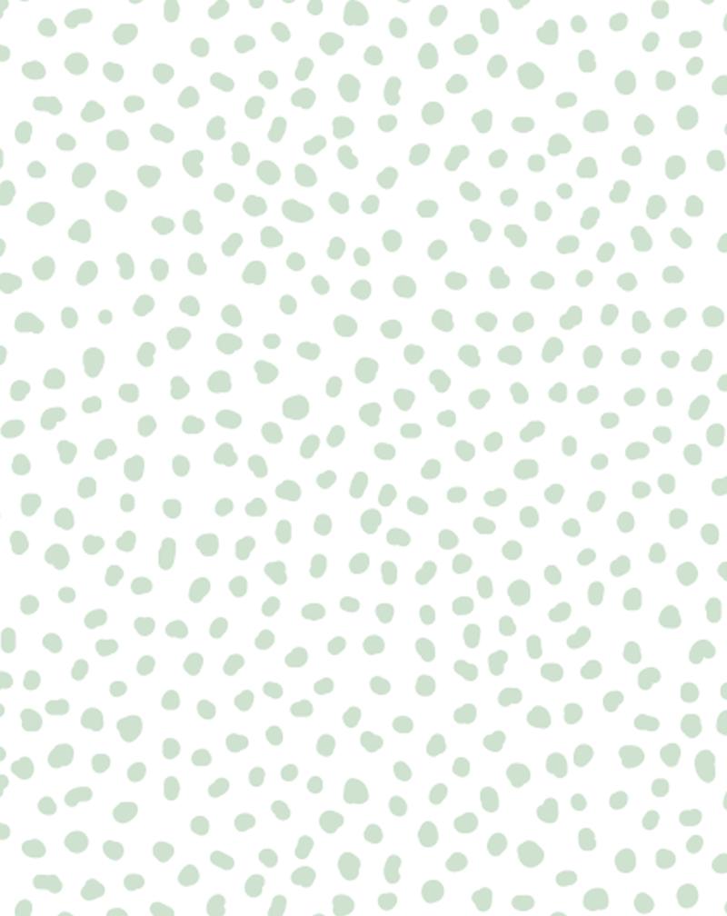 800x1008 SHOP Gigi's Dots Spot Wallpaper in Sage Green Peel & Stick Wallpaper