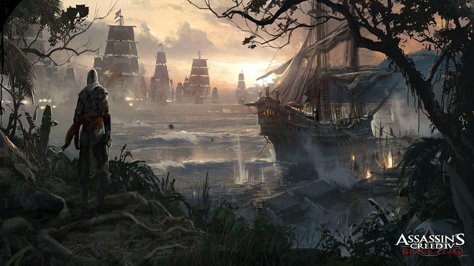 Assassin's Creed 4 Black Flag Ship Combat Wallpapers - Top Free ...