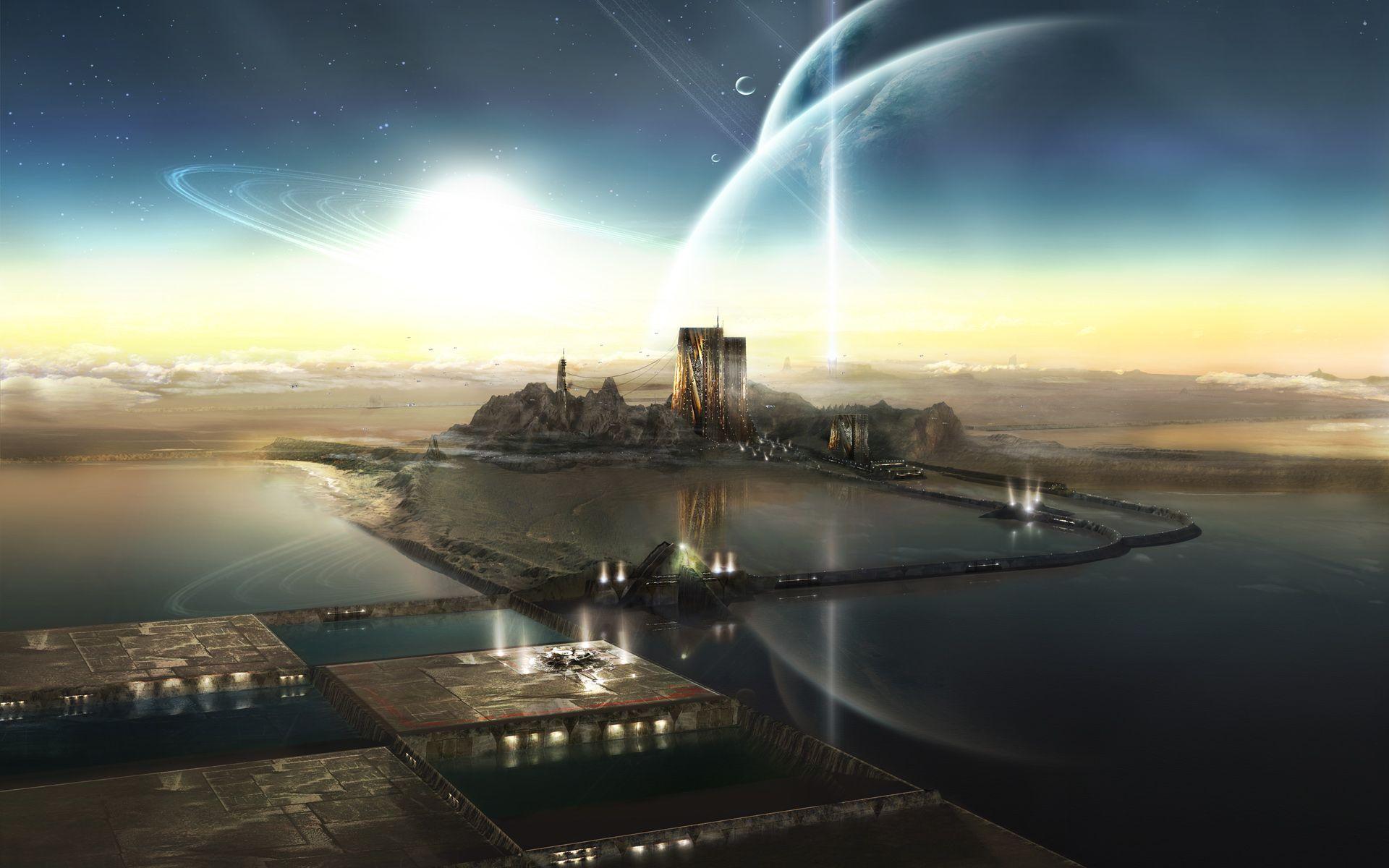 1920x1200 Creating Worlds. Sci Fi. Sci Fi Wallpaper