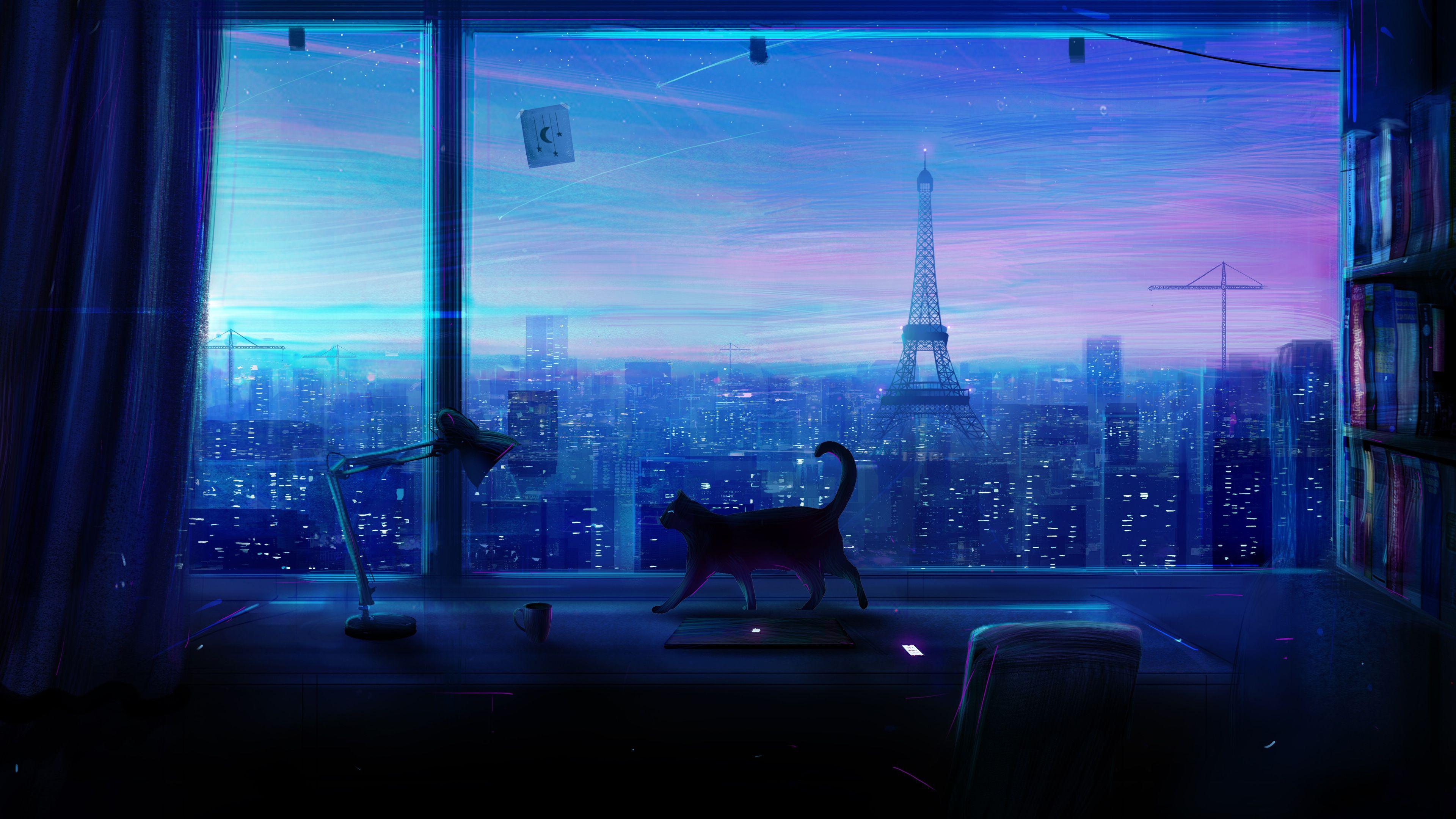 3840x2160 Anime Wallpaper 4K City Pics. Anime wallpaper, Anime wallpaper phone, HD anime wallpaper
