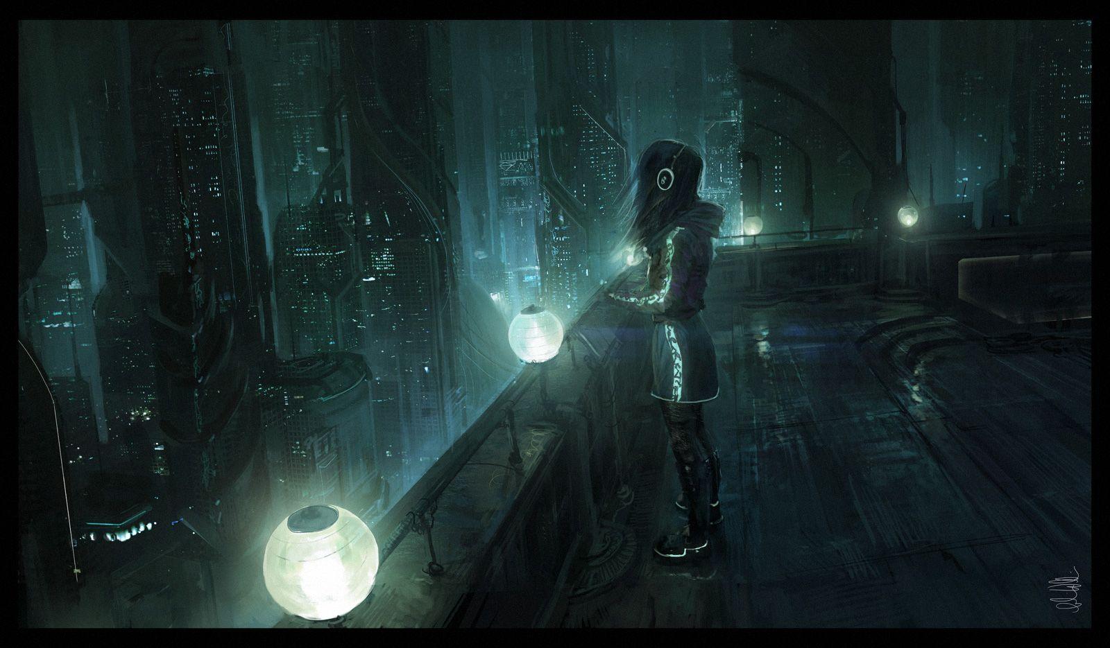 1600x935 Sci Fi Wallpaper. Tomiko Megane(sci Fi). Sci