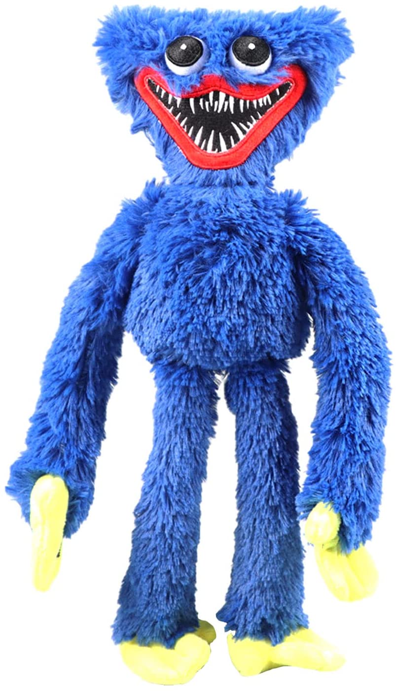 803x1403 Blue Poppy Playtime Huggy Wuggy Plush Toy, Blue Scary and Funny Plush Doll, Suitable for Fans and Friends Beautifully Plush Doll Gifts : Everything Else