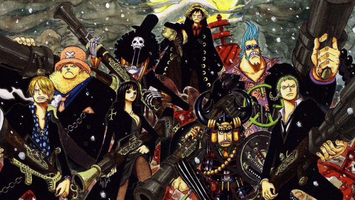 1244x700 One Piece (anime) Nico Robin Roronoa Zoro artwork anime Franky (One Piece) Tony Tony Chopper Brook (One Piece) Monkey D Luffy Usopp Sanji (One Piece) wallpaperx1080