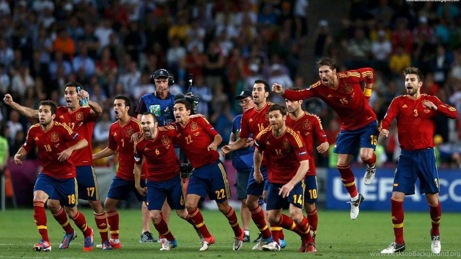 1600x900 Spain Football Team Wallpaper Desktop Background