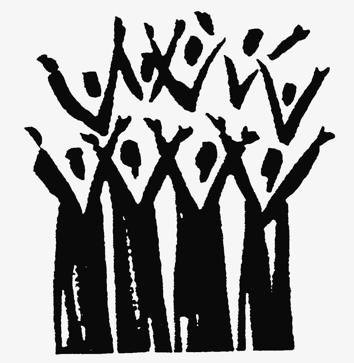 1139x1167 Black Church Choir Clipart