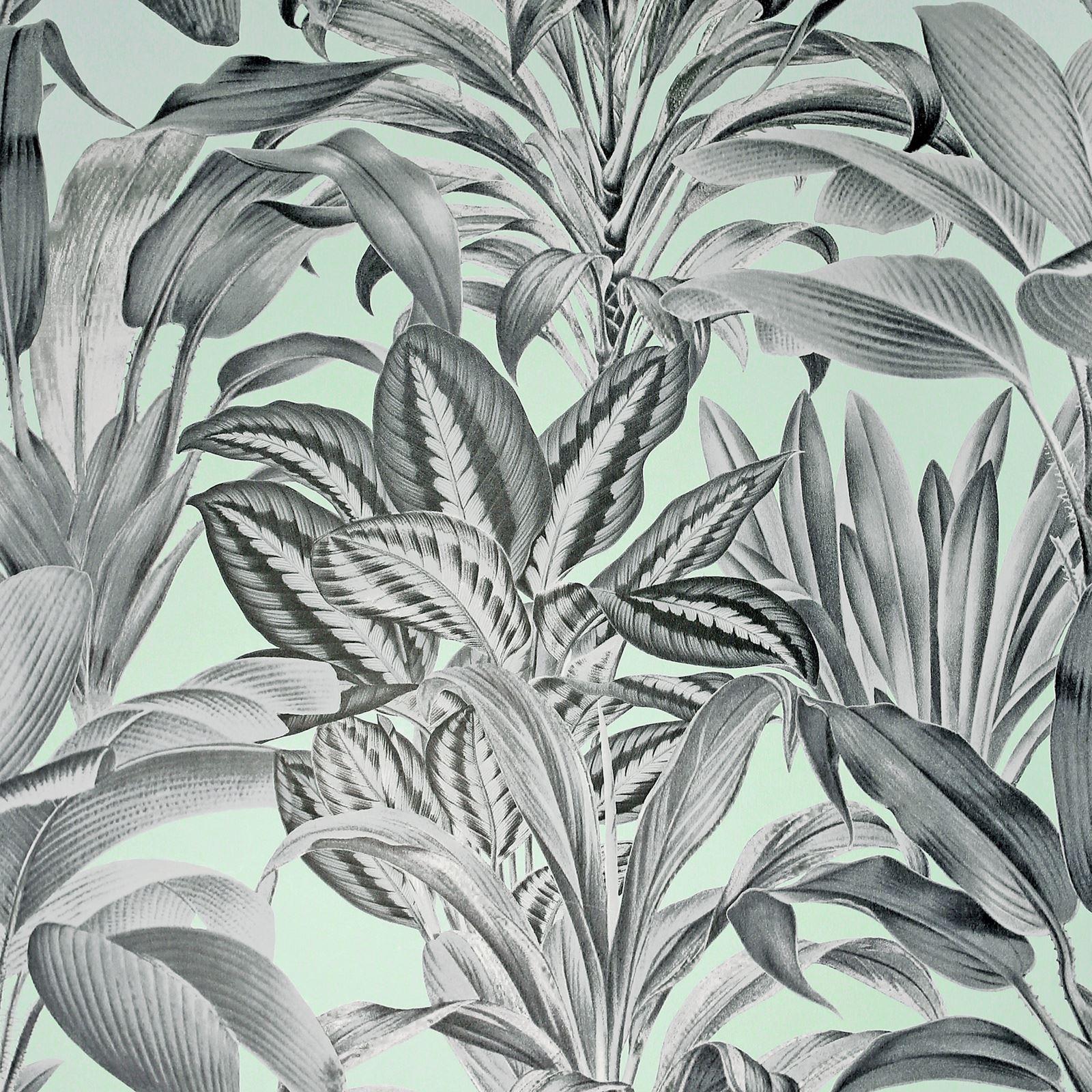 1600x1600 Arthouse Greenhouse Tropical Plants Leafy Foliage Wallpaper Green 909500 online