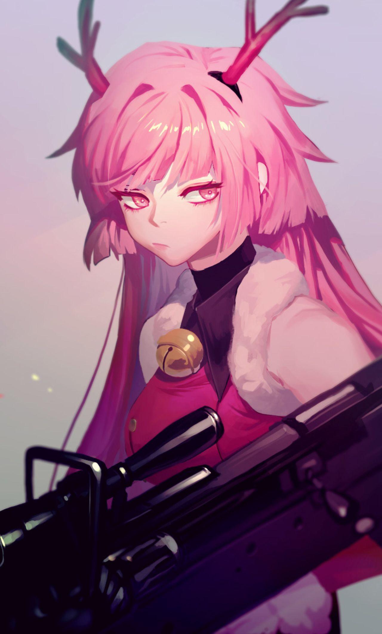 1280x2120 Anime Girl In Girls Frontline iPhone HD 4k Wallpaper