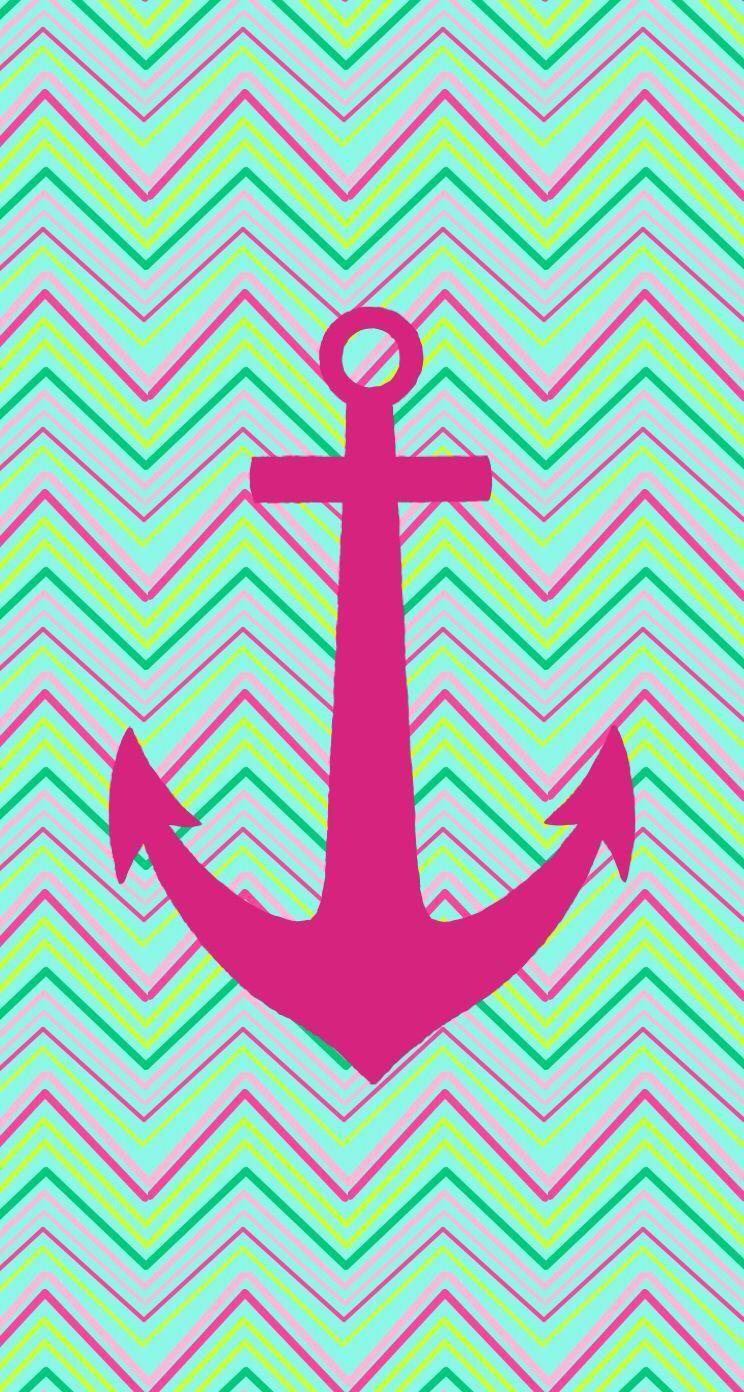 744x1392 Anchor iPhone Wallpaper Minimal