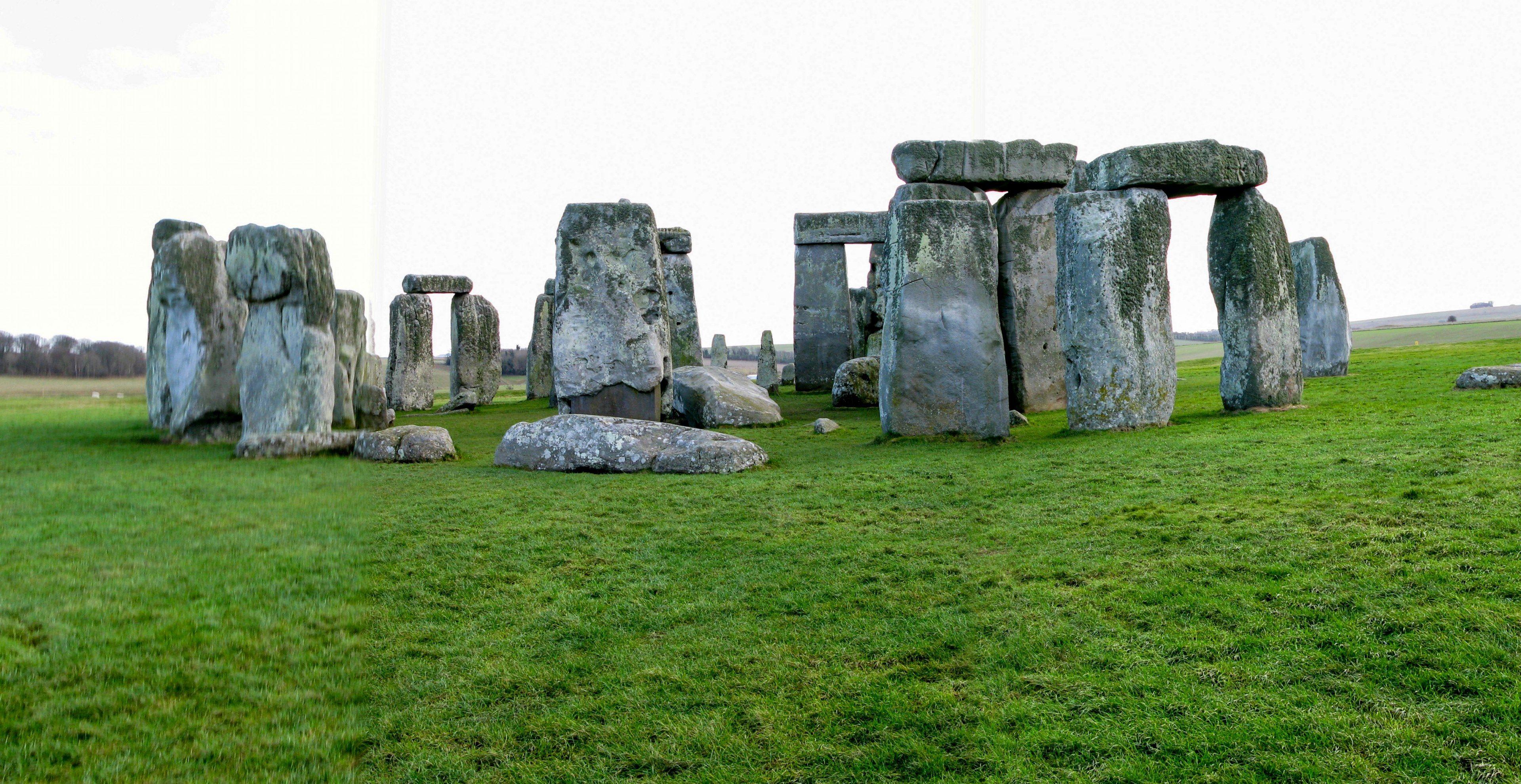 3840x1980 stonehenge prehistoric monument monument and stone HD 4k wallpaper