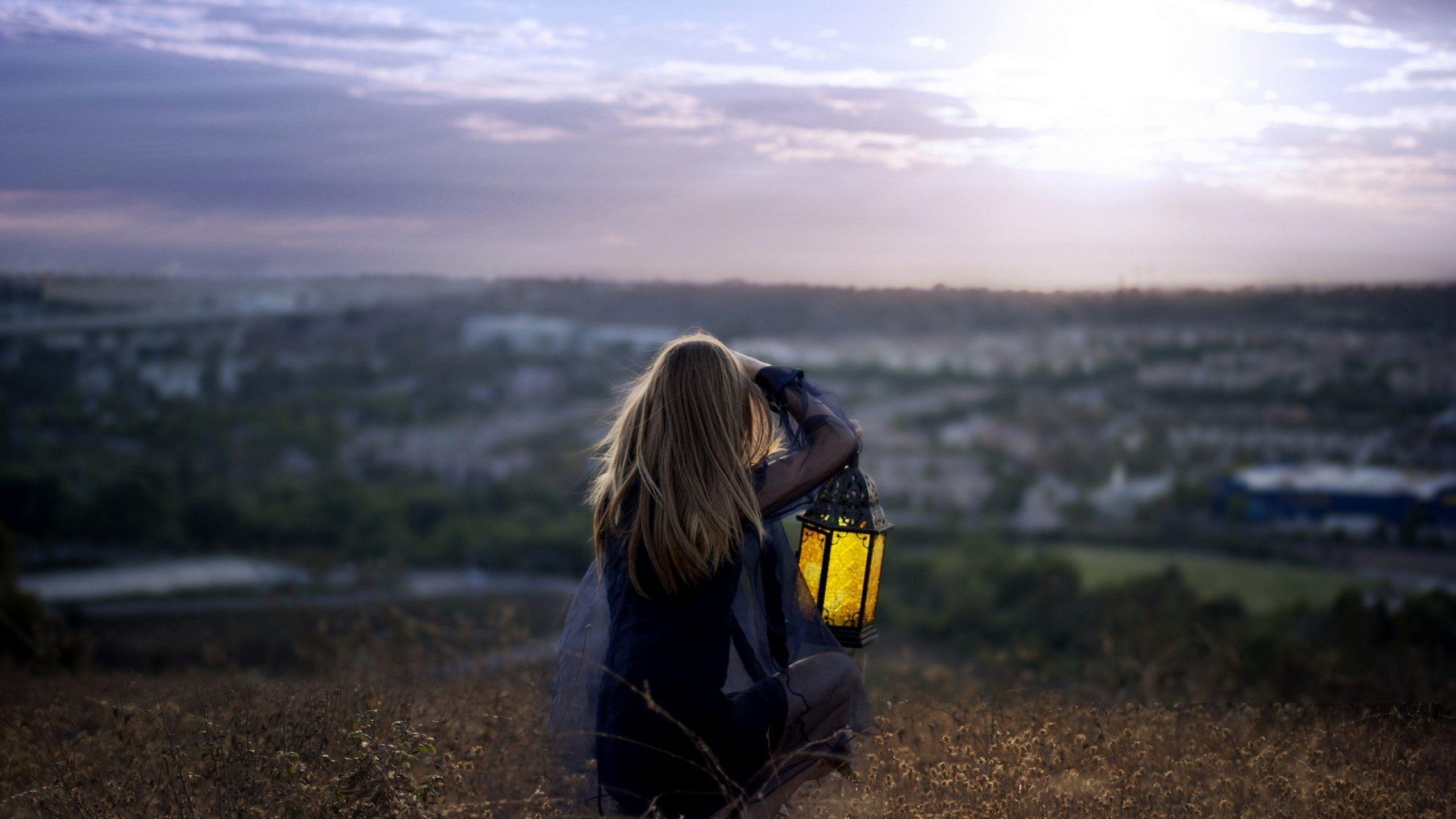 2560x1440 Lonely Wallpaper Wallpaper Girl Waiting For Love