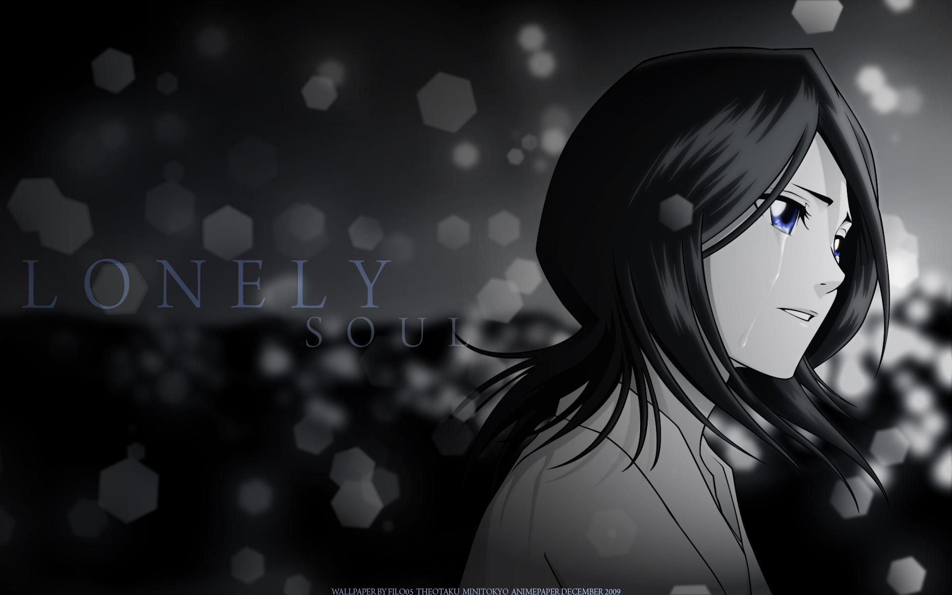 1920x1200 14++ Sad Anime Lonely Wallpaper