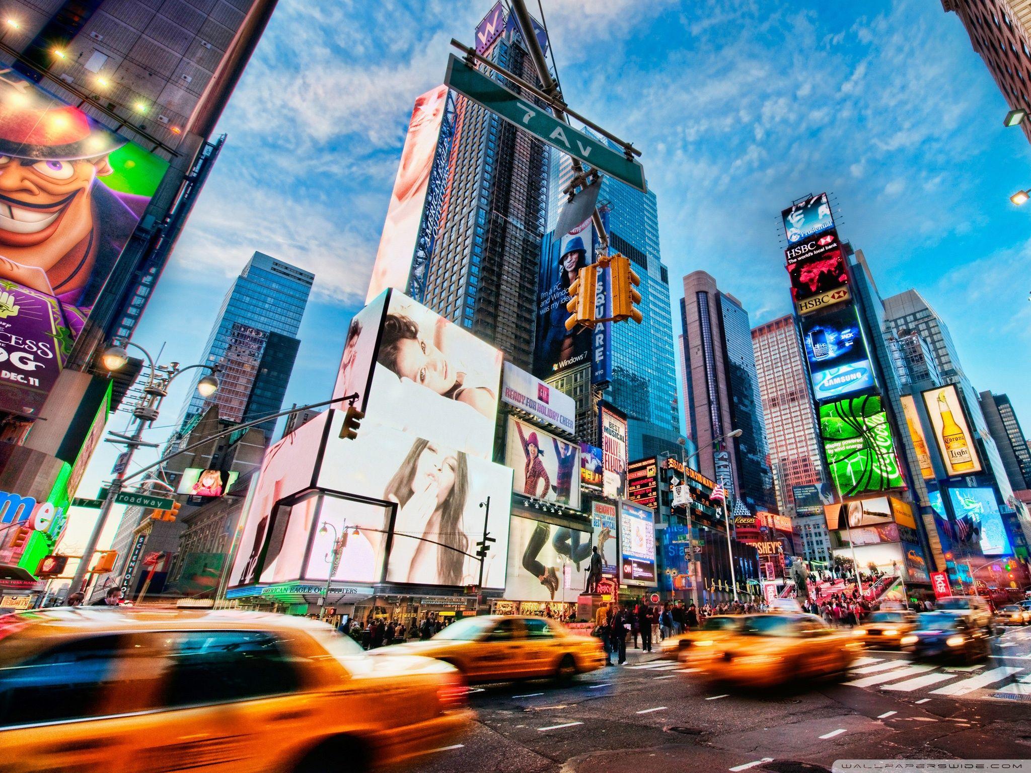 2048x1536 Travel & World Times Square New York wallpaper Desktop, Phone